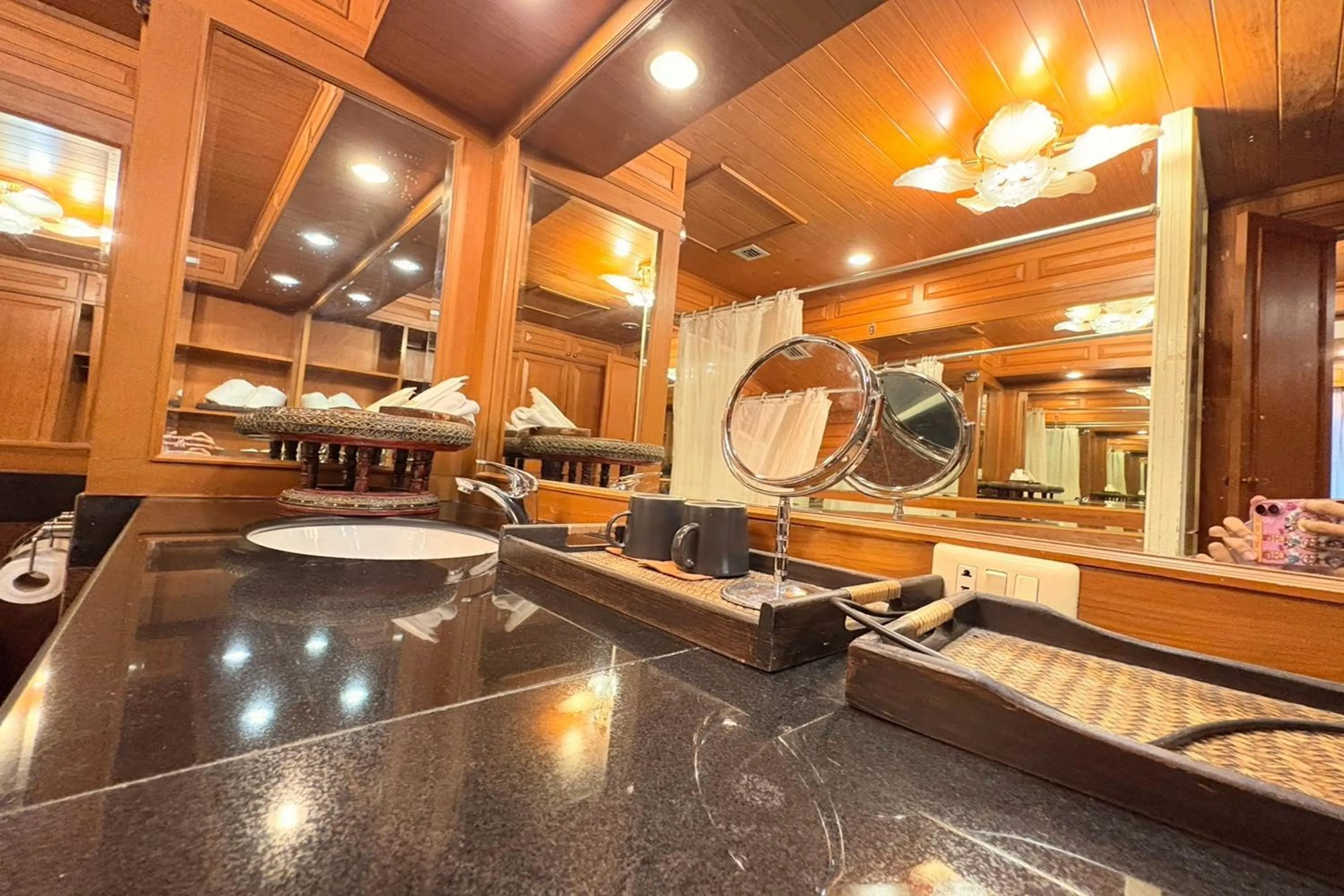 Bathroom in Taksila Hotel