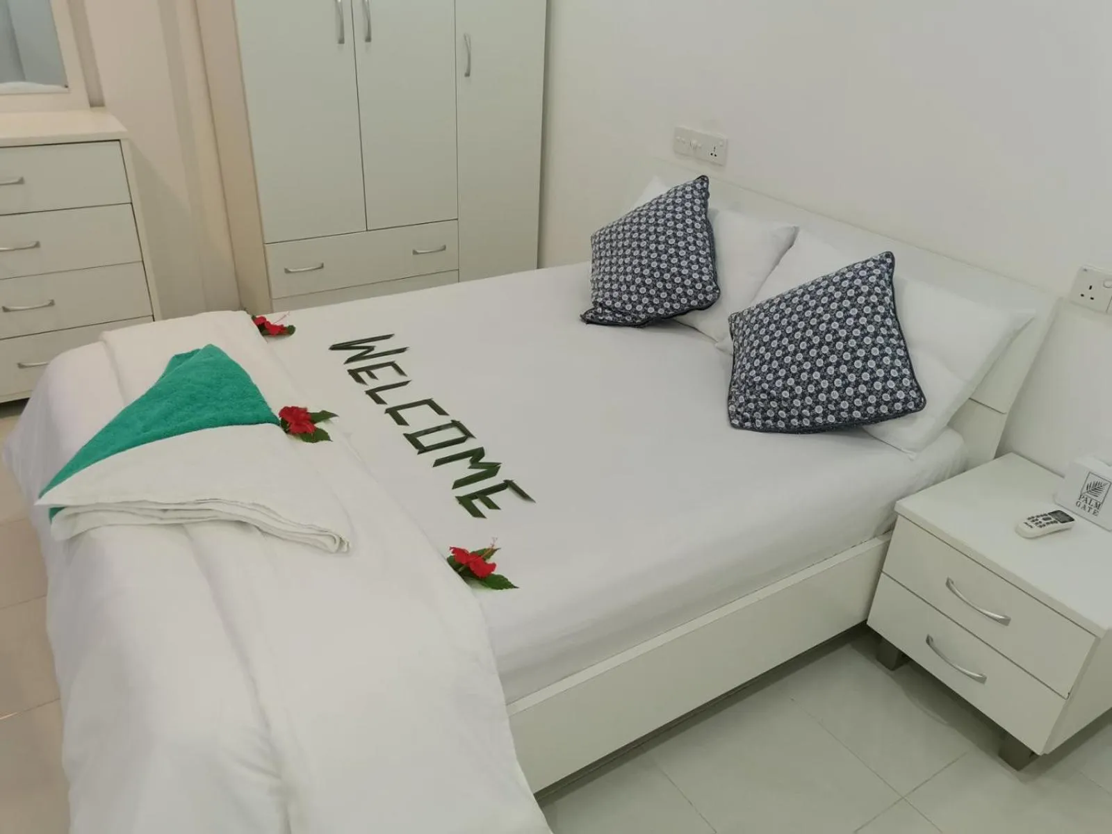 room service, Bed in Palm Gate Maldives