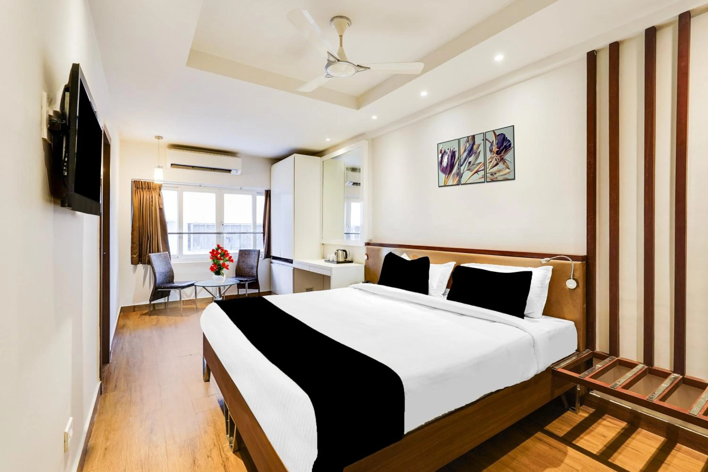 Bedroom, Bed in Townhouse Oak Kodambakkam Formerly Cine City