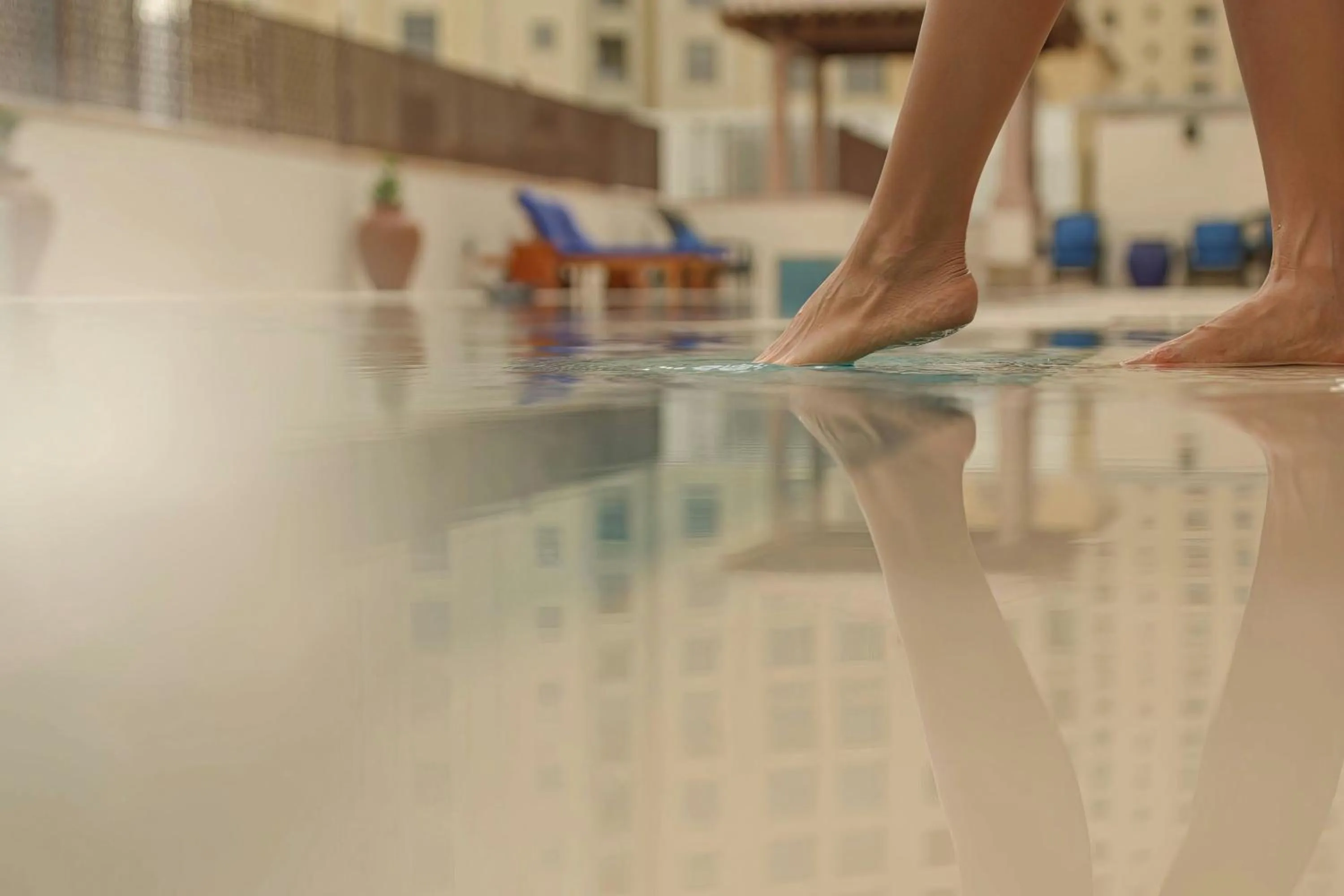 Swimming pool in The Ritz-Carlton, Dubai