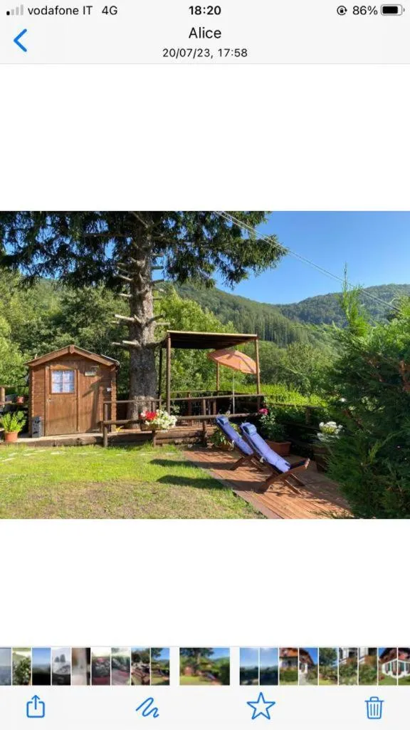 Natural landscape in B&B La Soldanella