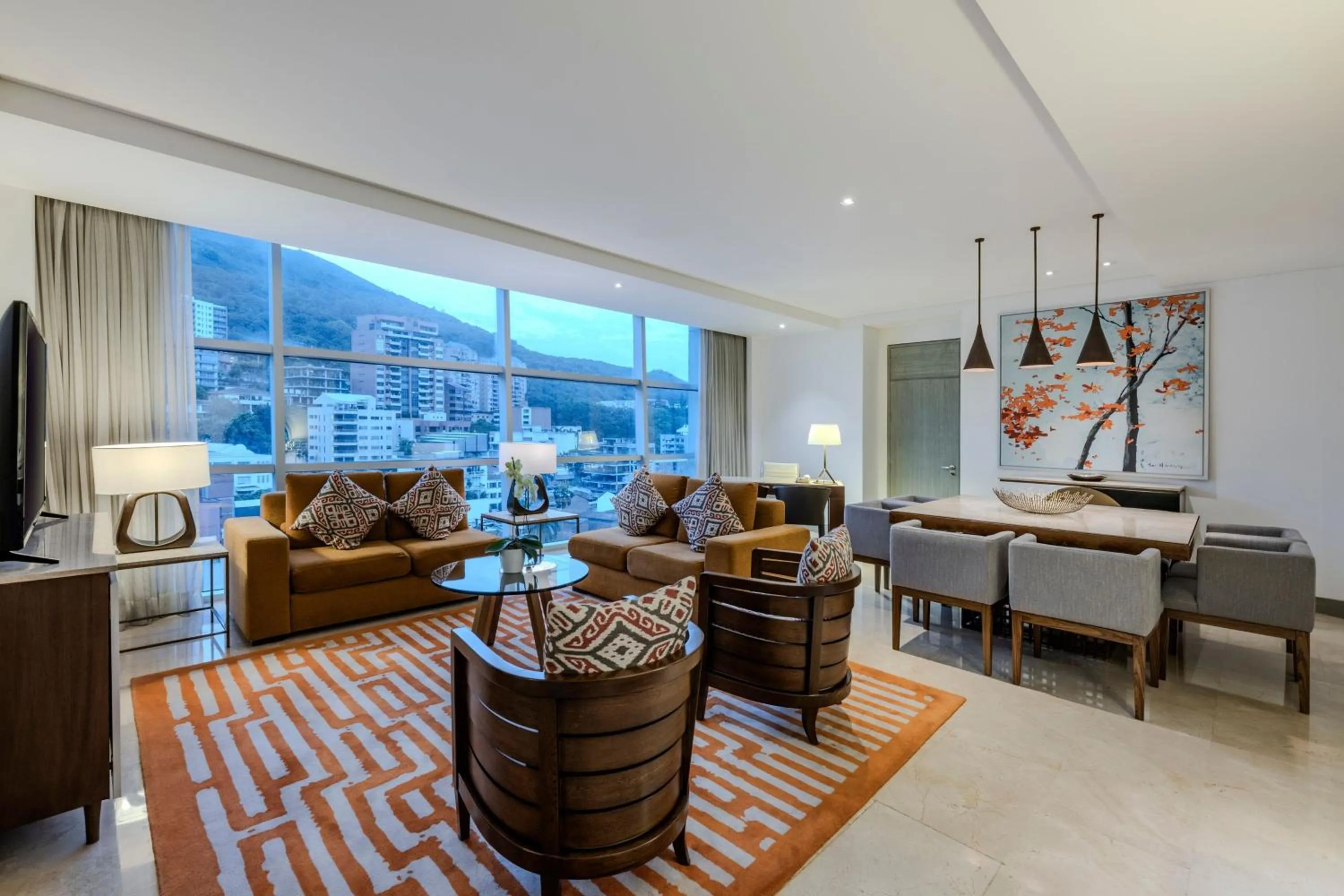 Bedroom in Cali Marriott Hotel