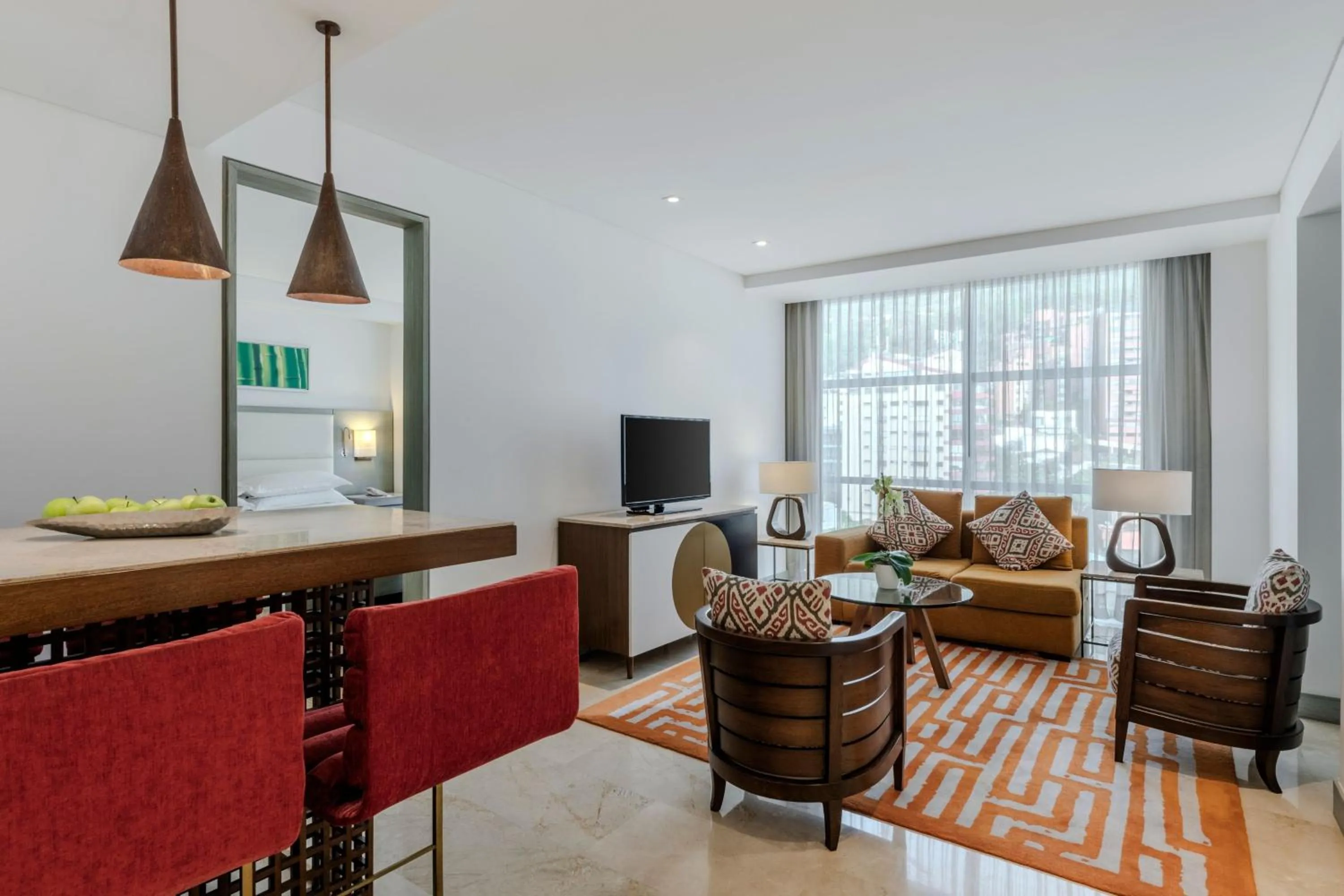 Bedroom in Cali Marriott Hotel