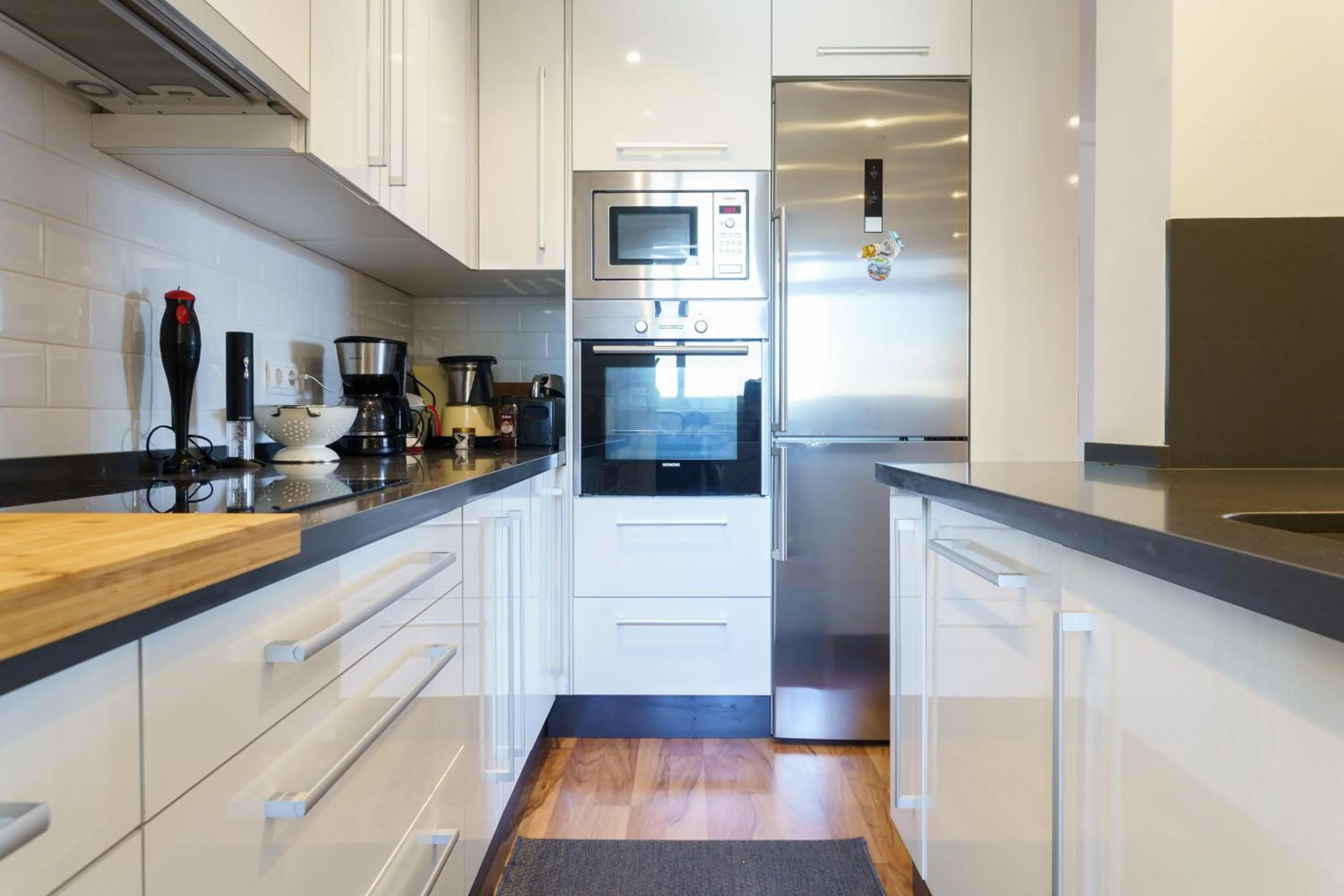 Kitchen or kitchenette in Apartment Los Boliches Diana I