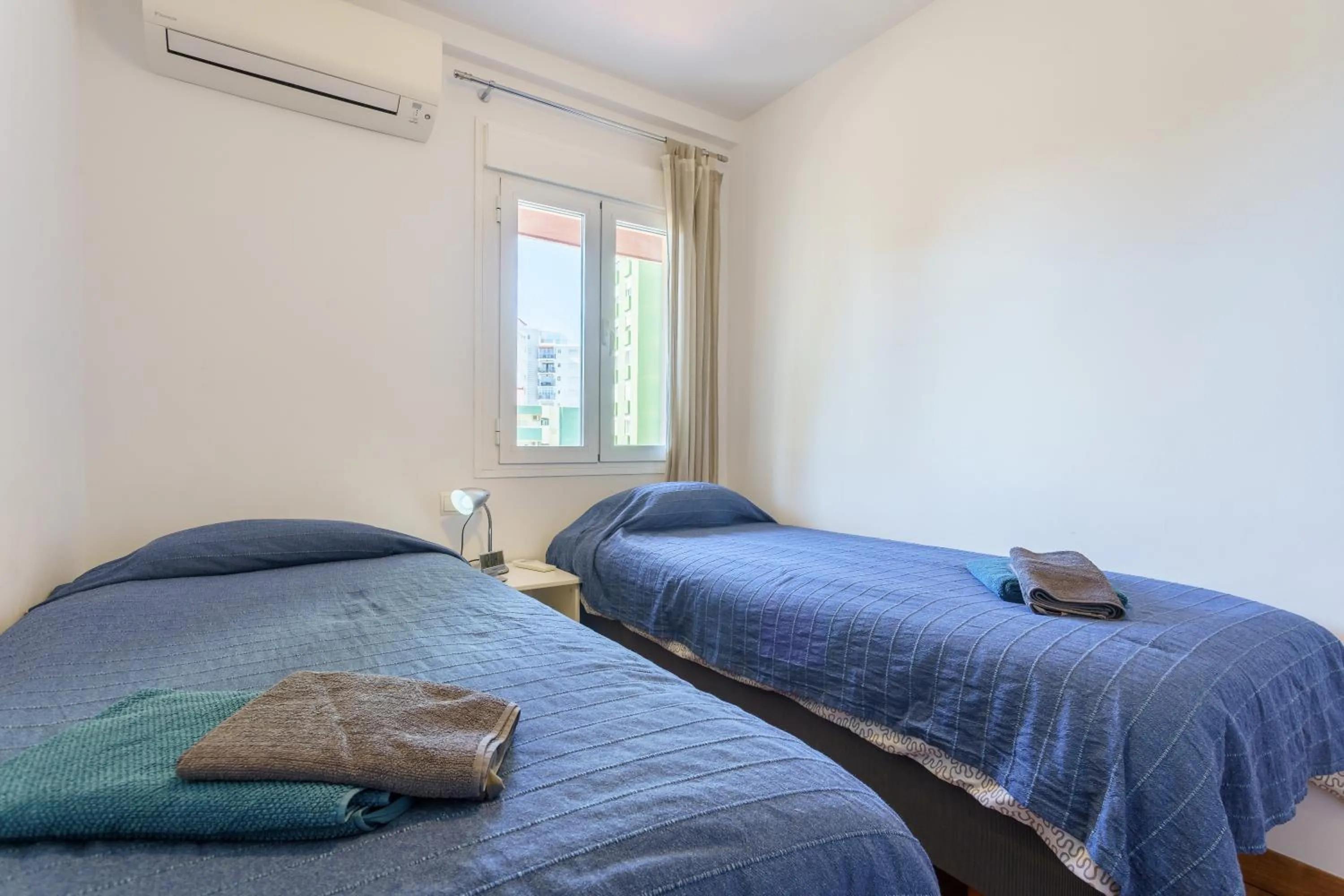 Living room, Bed in Apartment Los Boliches Diana I