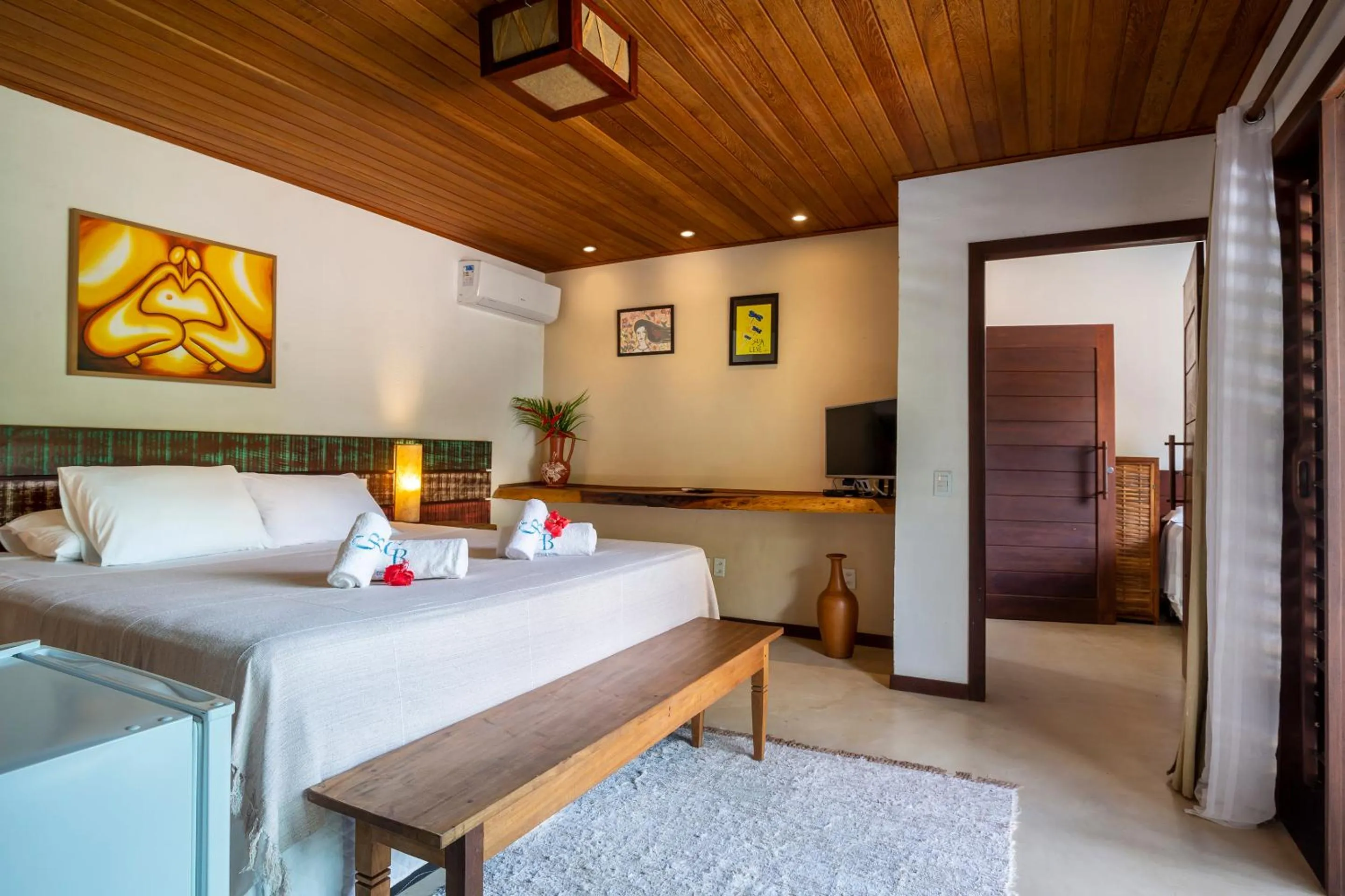 Bed in Cottage Bahia