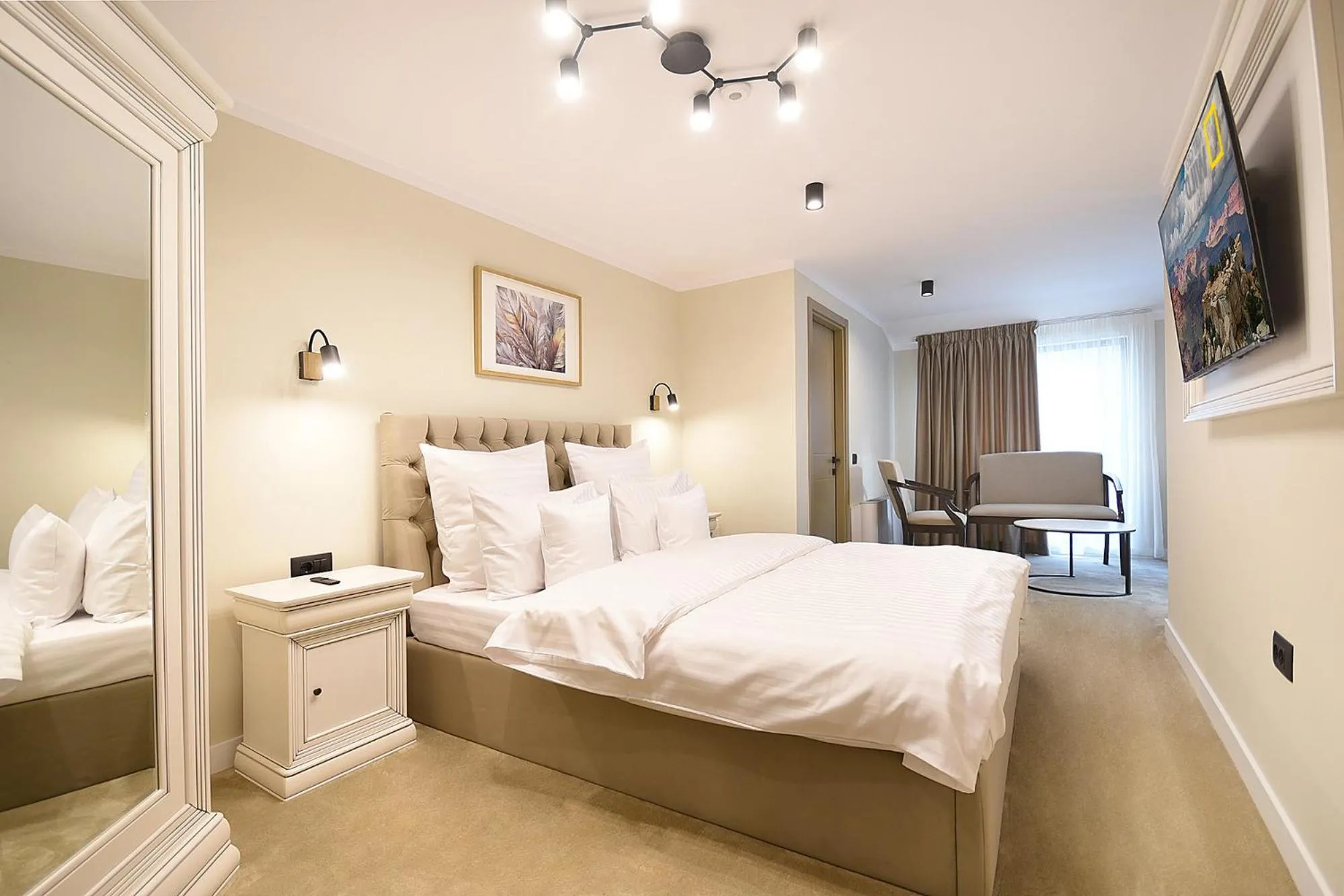Bedroom, Bed in Complex Turistic Creanga Resort & Spa