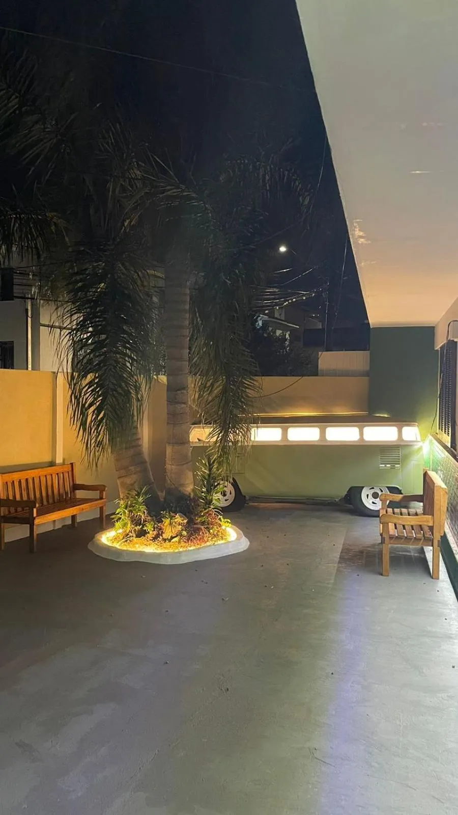 Garden view in Pousada Consulado