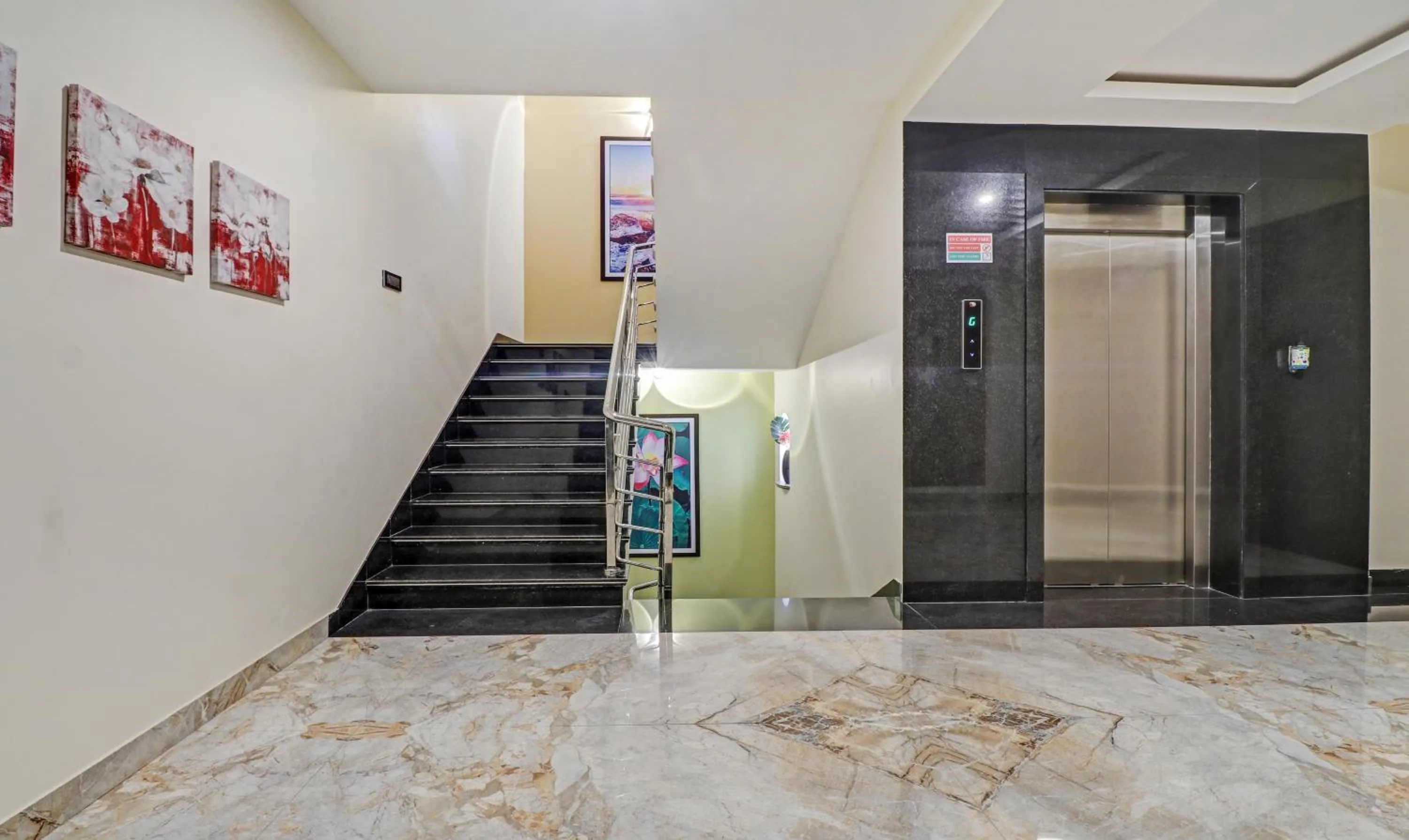 elevator in Treebo Premium Raj Vista Global Village