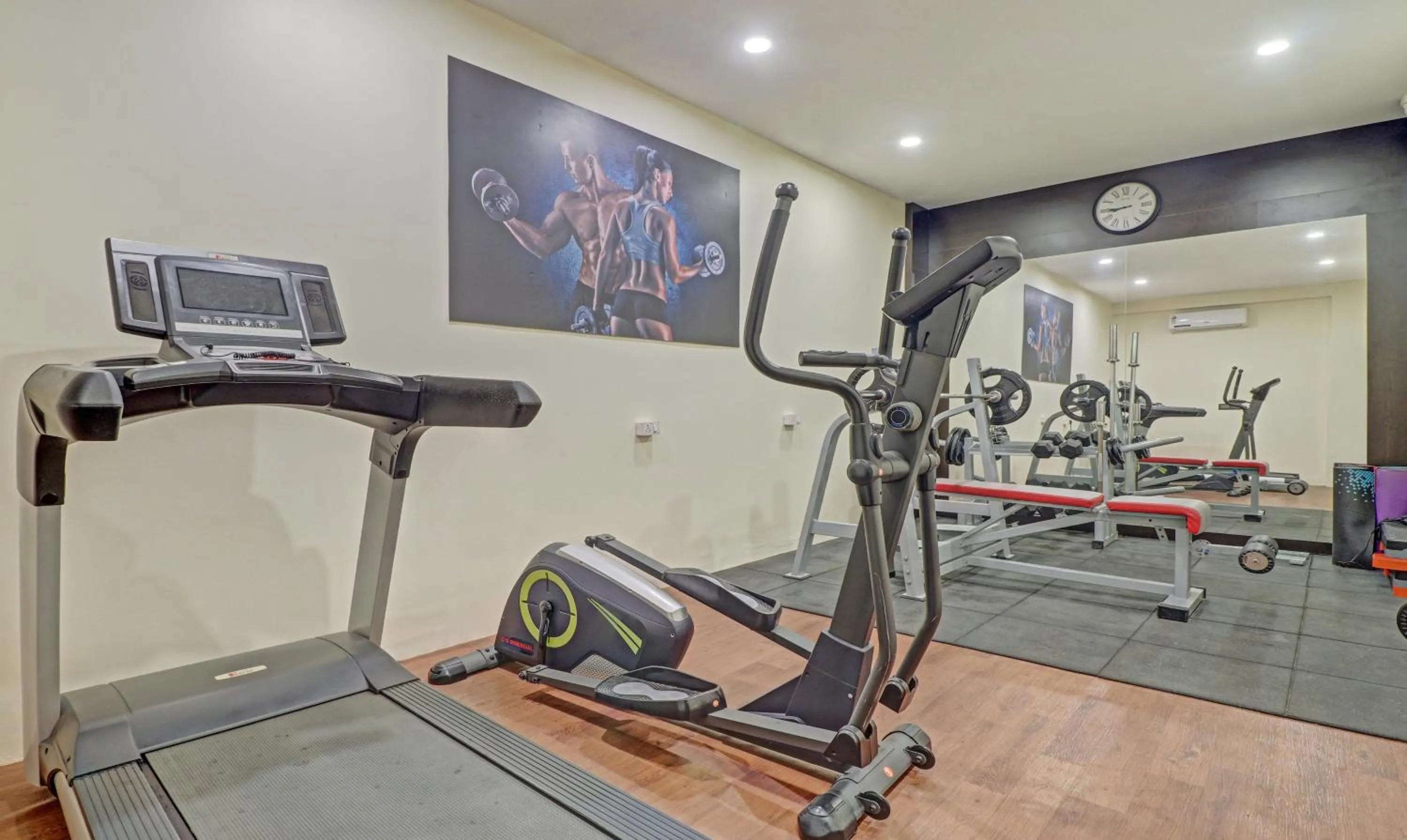 Fitness centre/facilities in Treebo Premium Raj Vista Global Village