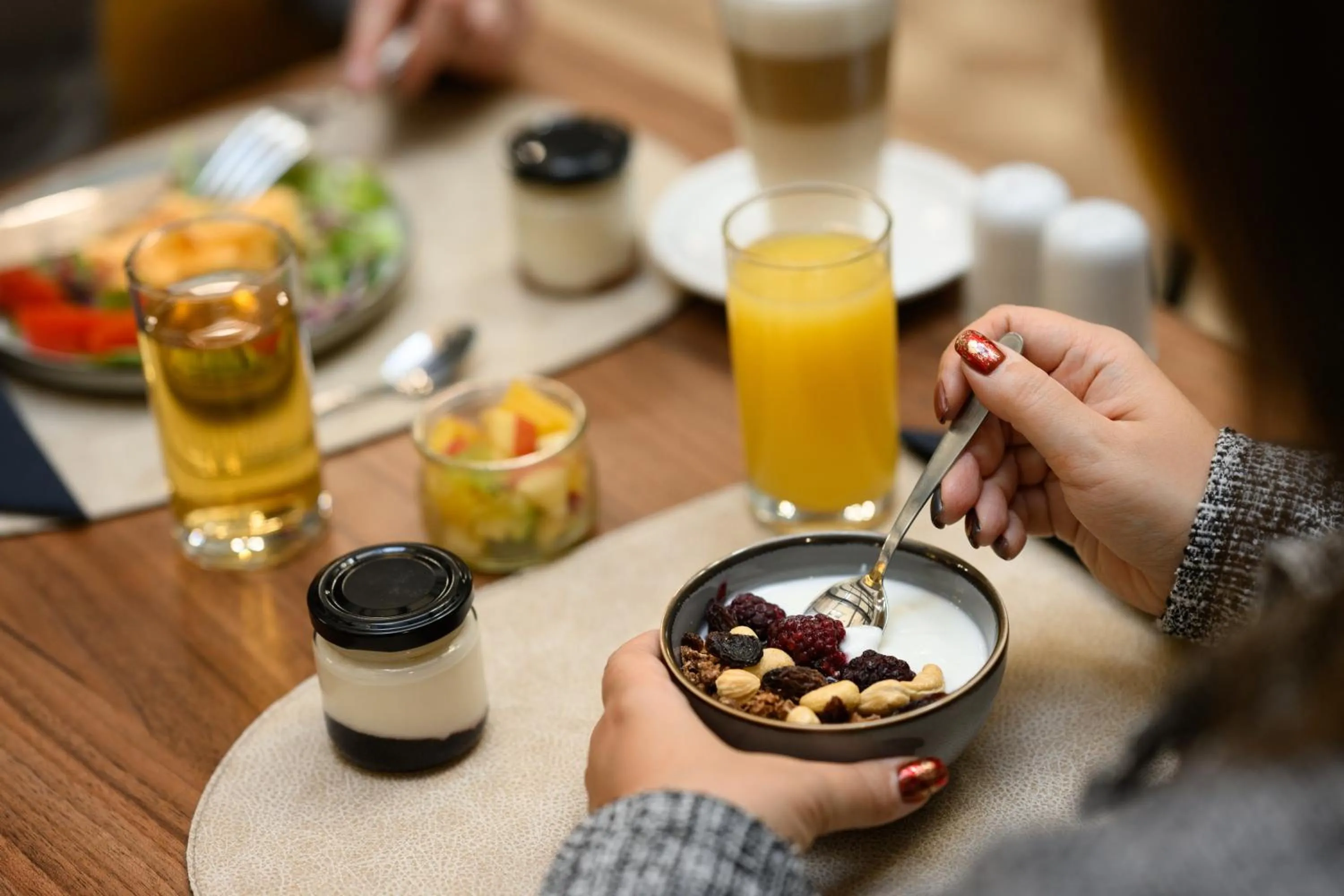 Breakfast in Hotel Bristol Budapest