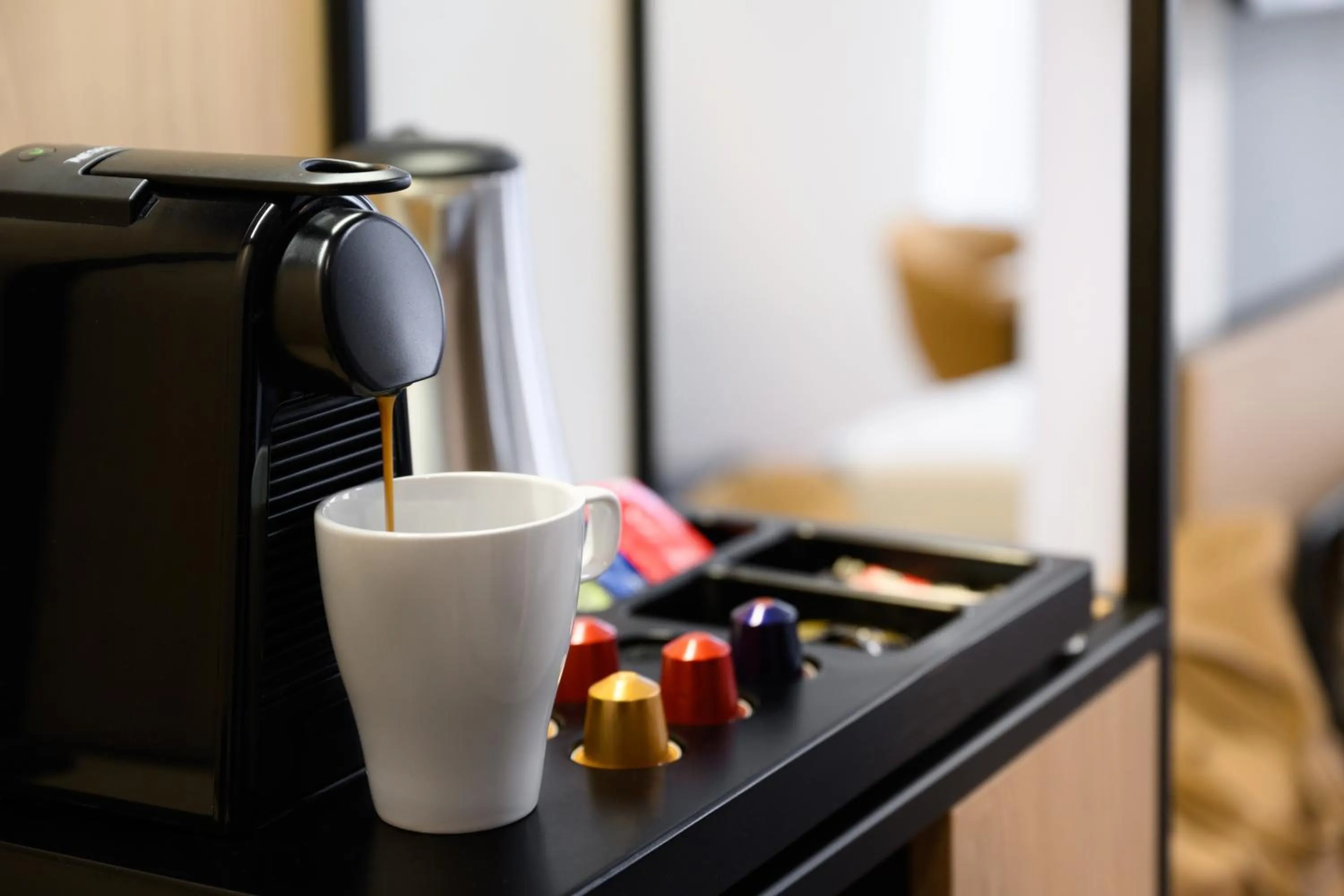 Coffee/tea facilities in Hotel Bristol Budapest