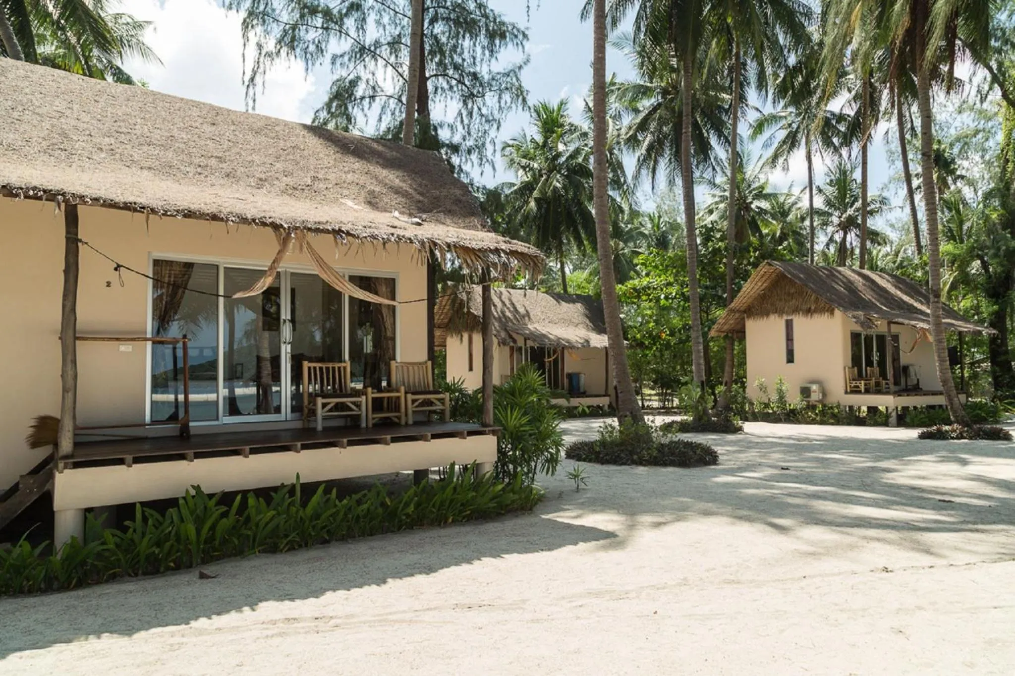 Sea view in Angkana Bungalows adults only