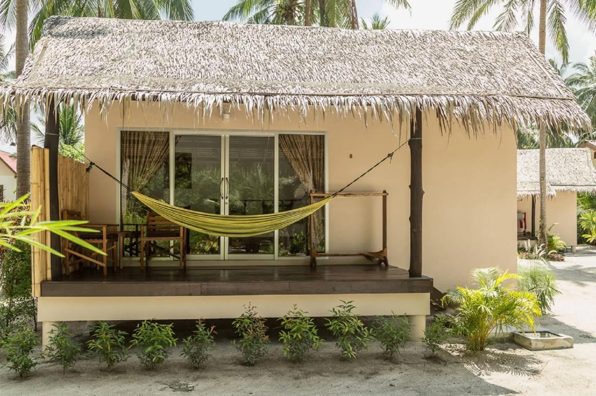 Garden view in Angkana Bungalows adults only