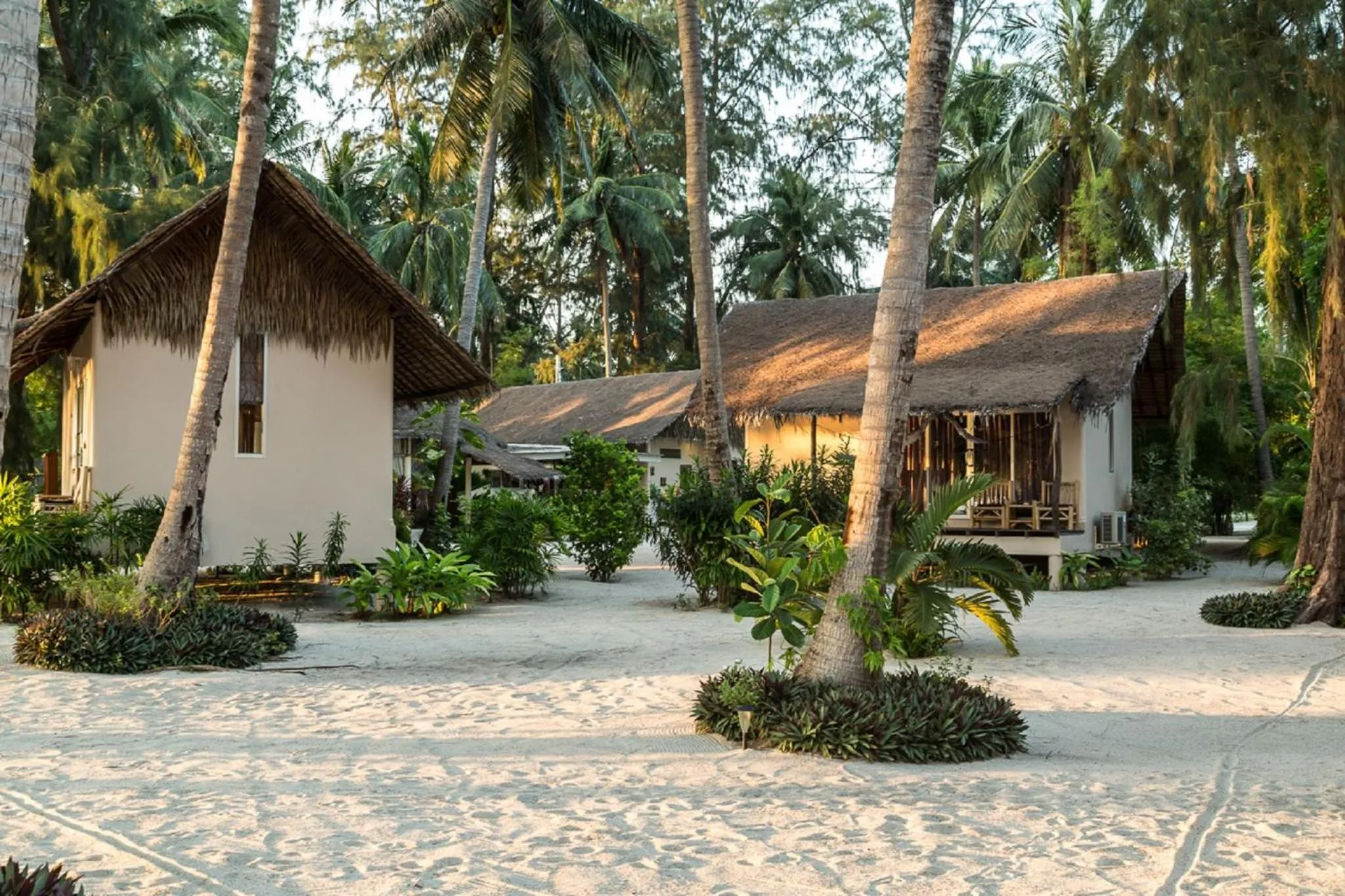 Street view in Angkana Bungalows adults only