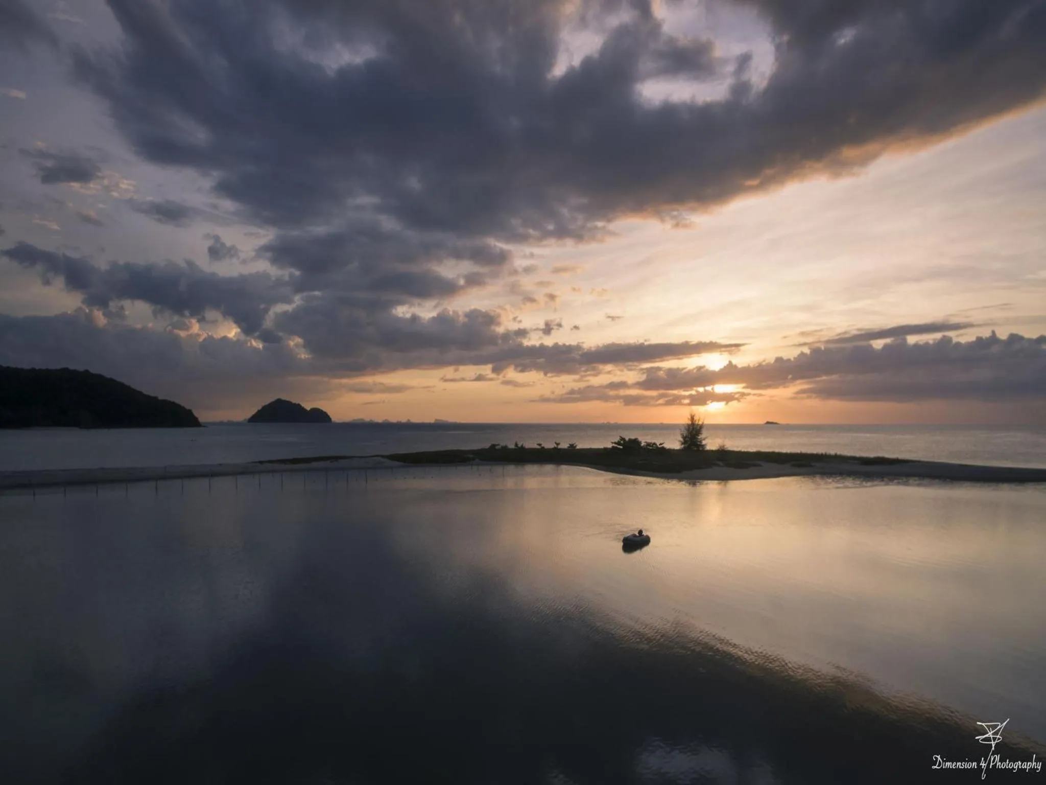 Sunset in Angkana Bungalows adults only