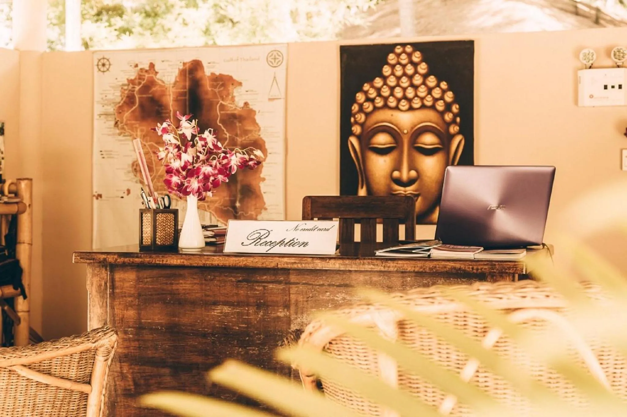 Lobby or reception in Angkana Bungalows adults only