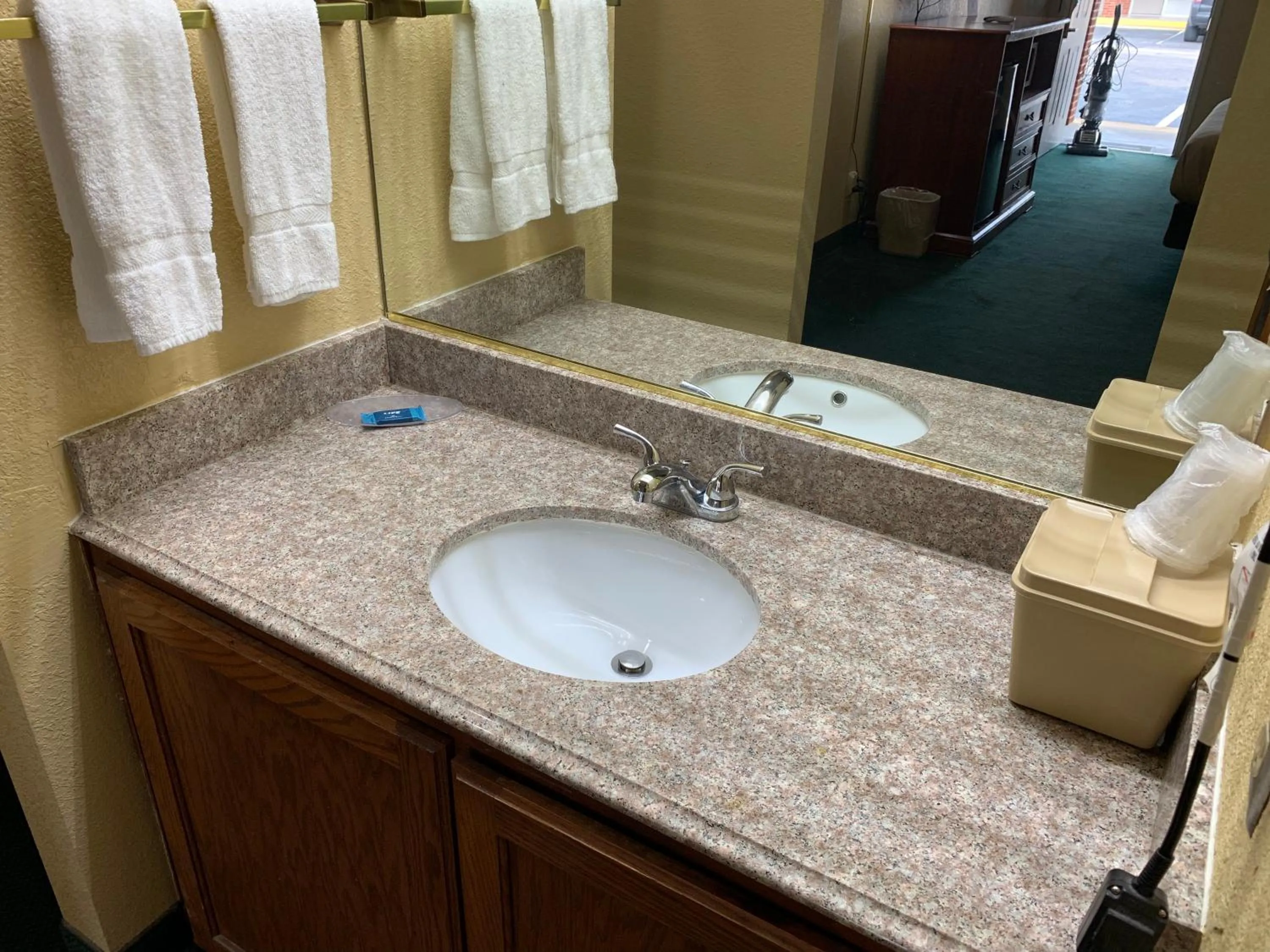 Bathroom in Coachman's Inn Motel