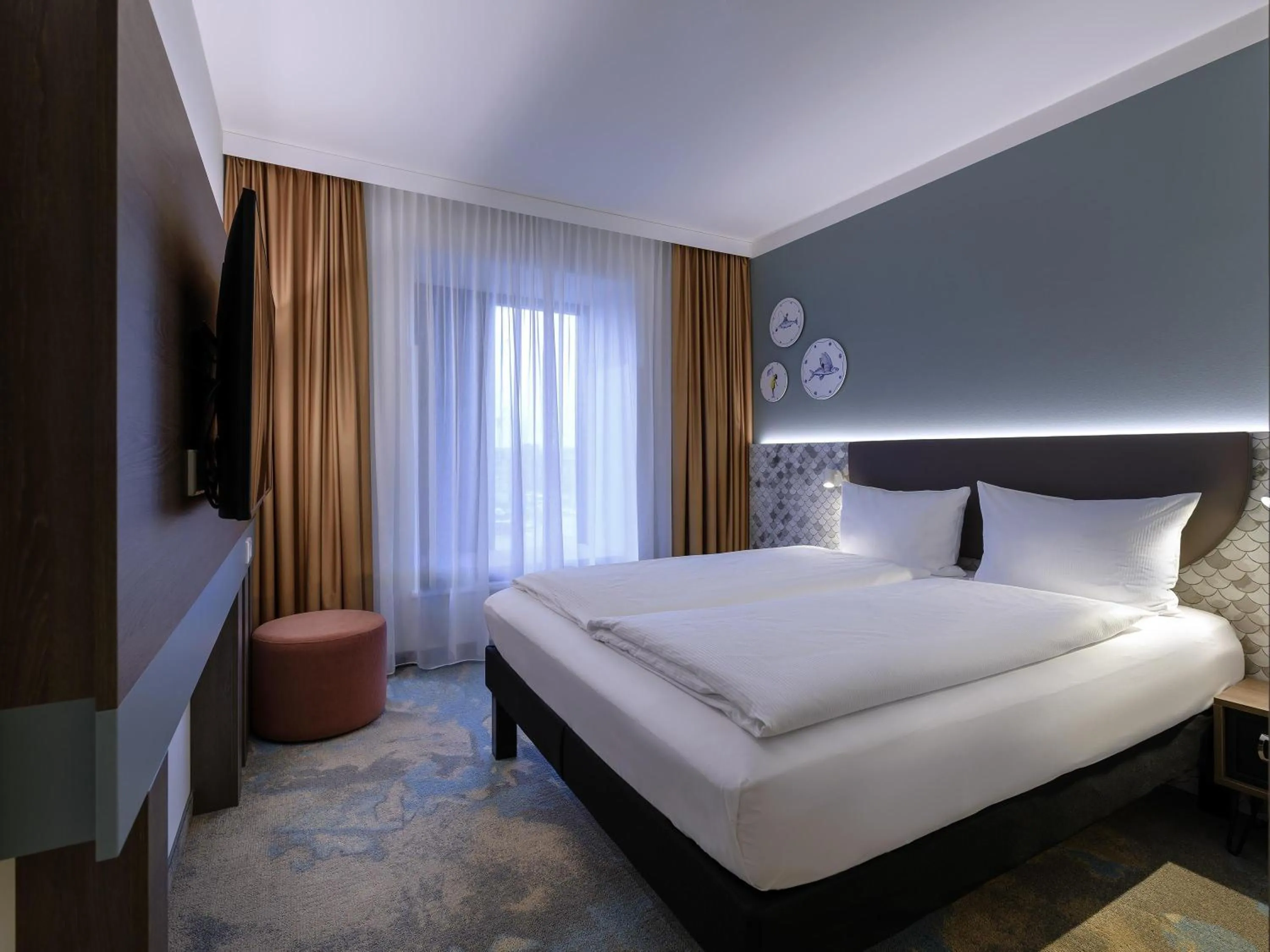 Bedroom, Bed in ibis Styles Kiel City