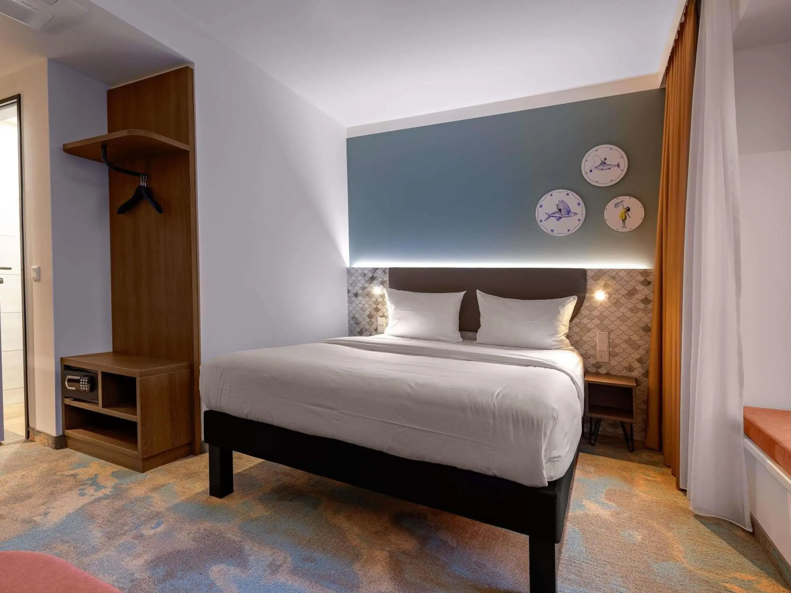 Bedroom, Bed in ibis Styles Kiel City Bedroom, Bed in ibis Styles Kiel City