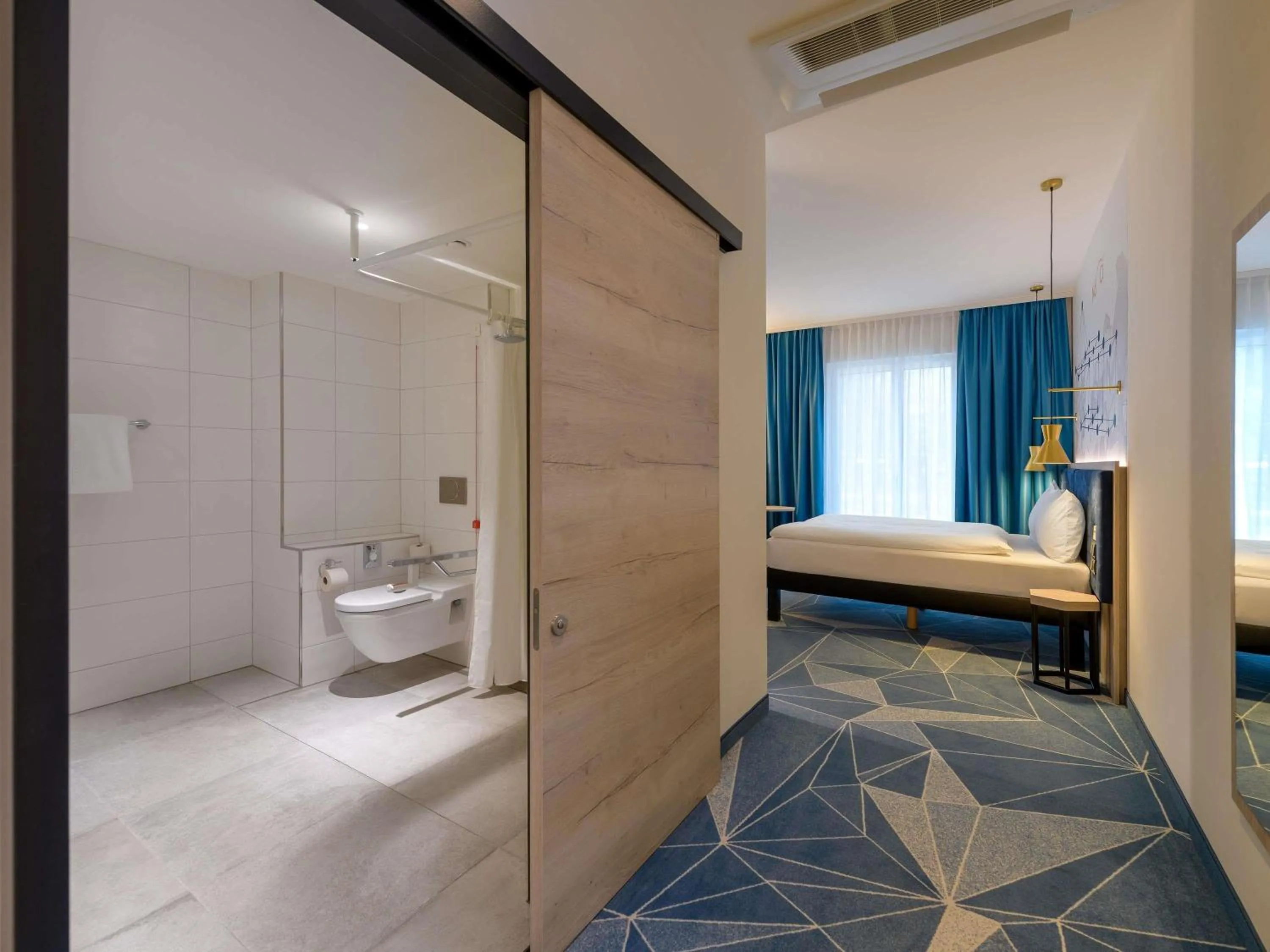 Bedroom, Bed in ibis Styles Bad Reichenhall