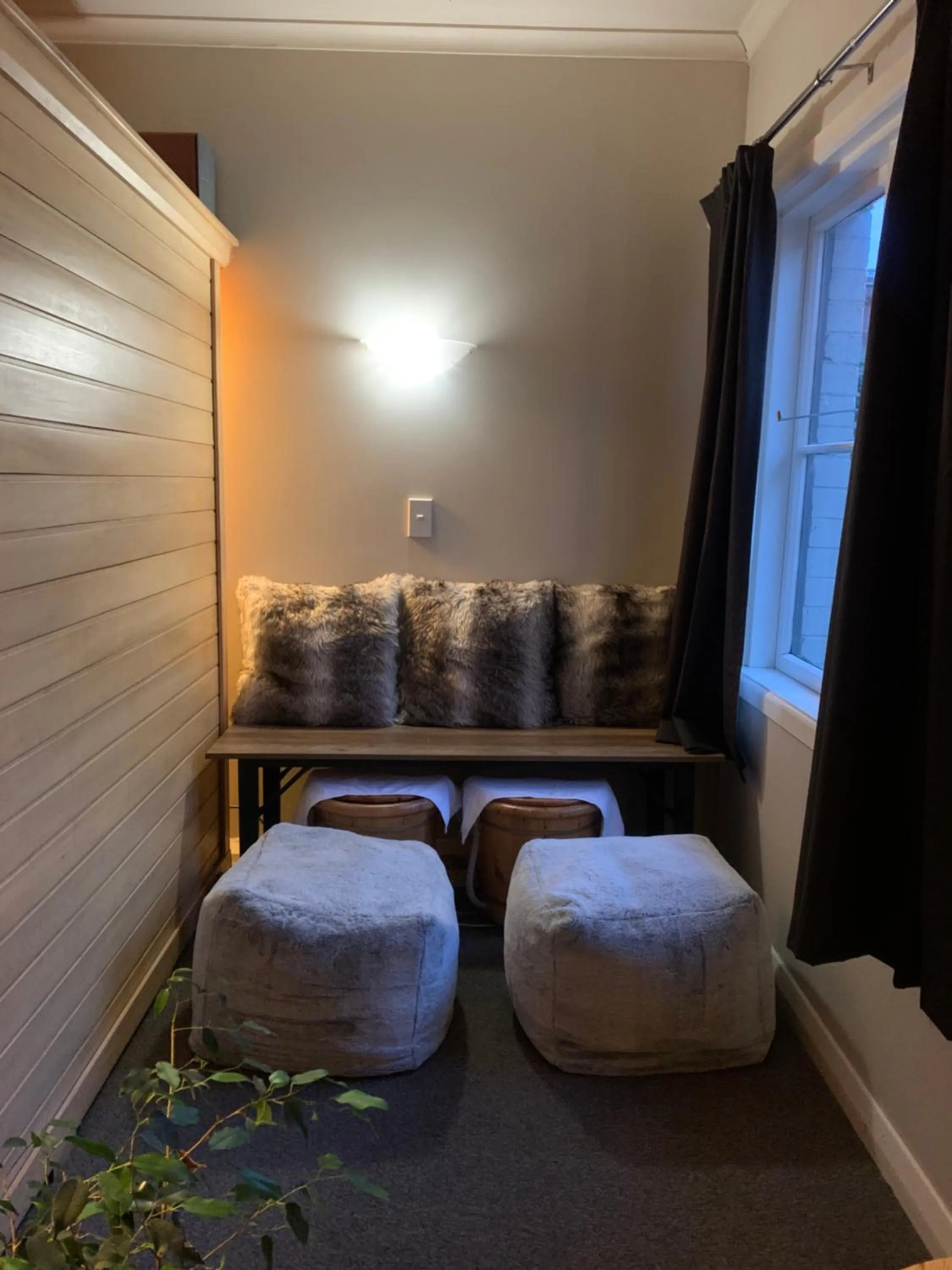 Bed in Snowman Lodge and Spa