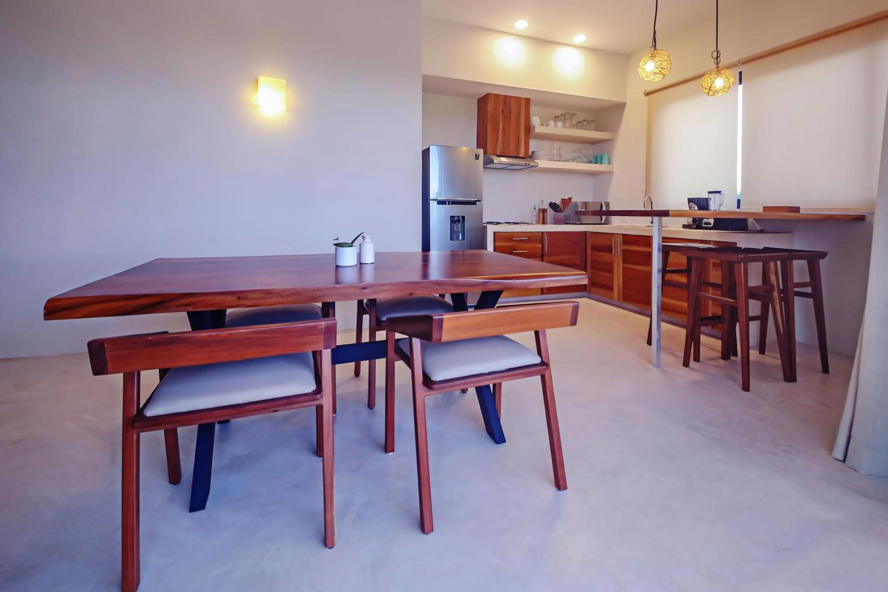 Kitchen or kitchenette in Casa Astral Eco Luxury Holbox Island - Sunset and Ocean View with Rooftop Pool
