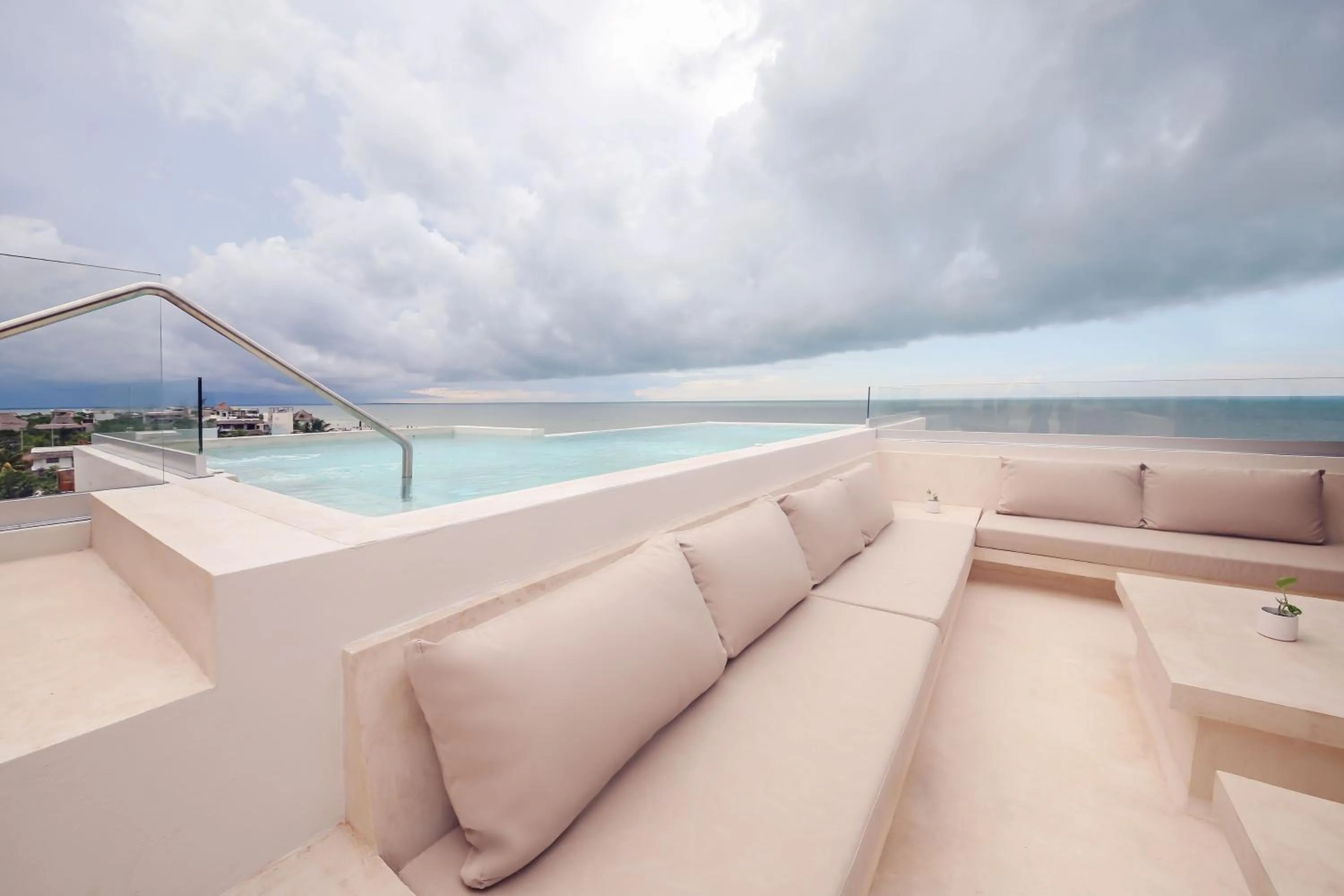 Solarium in Casa Astral Eco Luxury Holbox Island - Sunset and Ocean View with Rooftop Pool