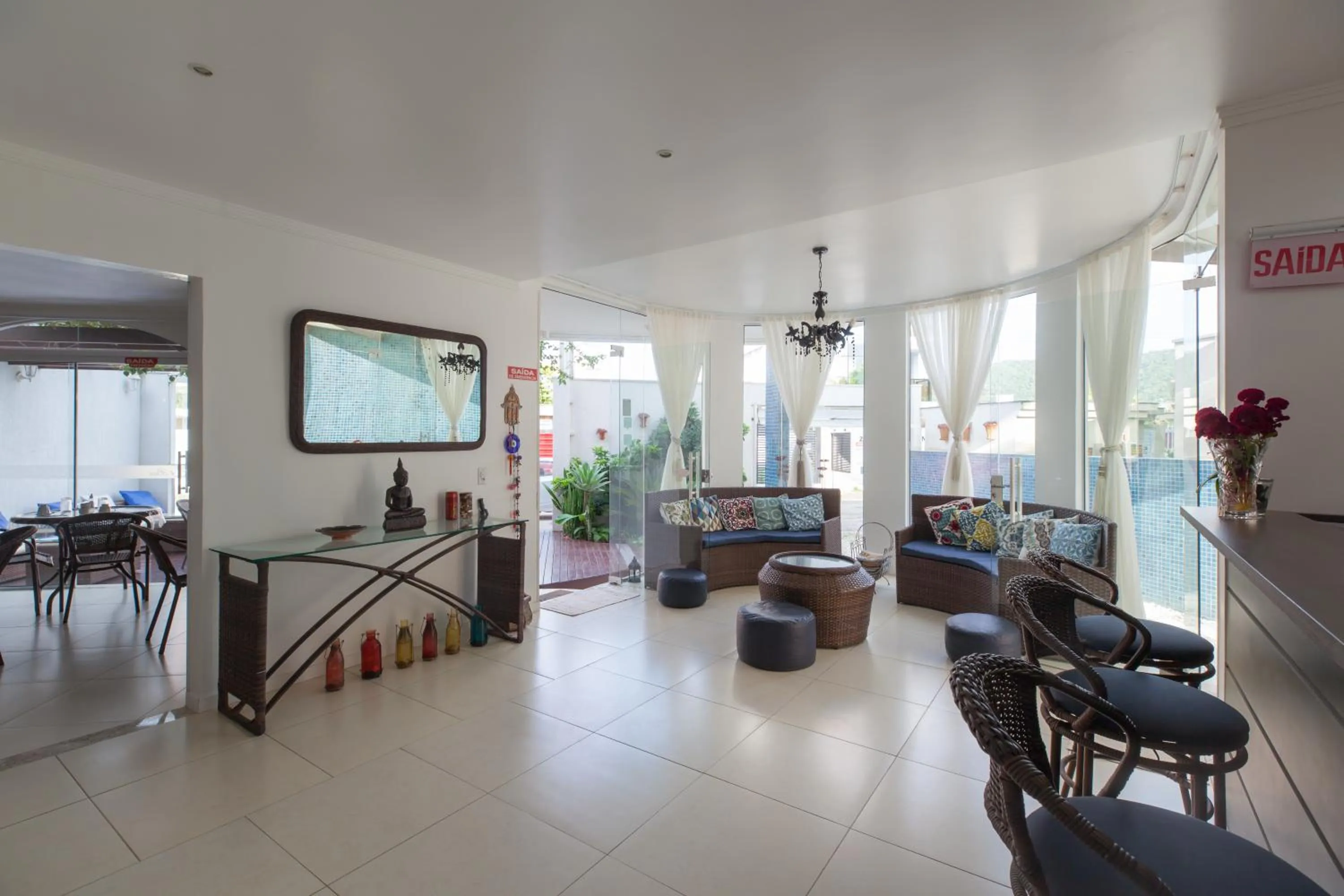 Lobby or reception in Pousada Oásis de Mariscal