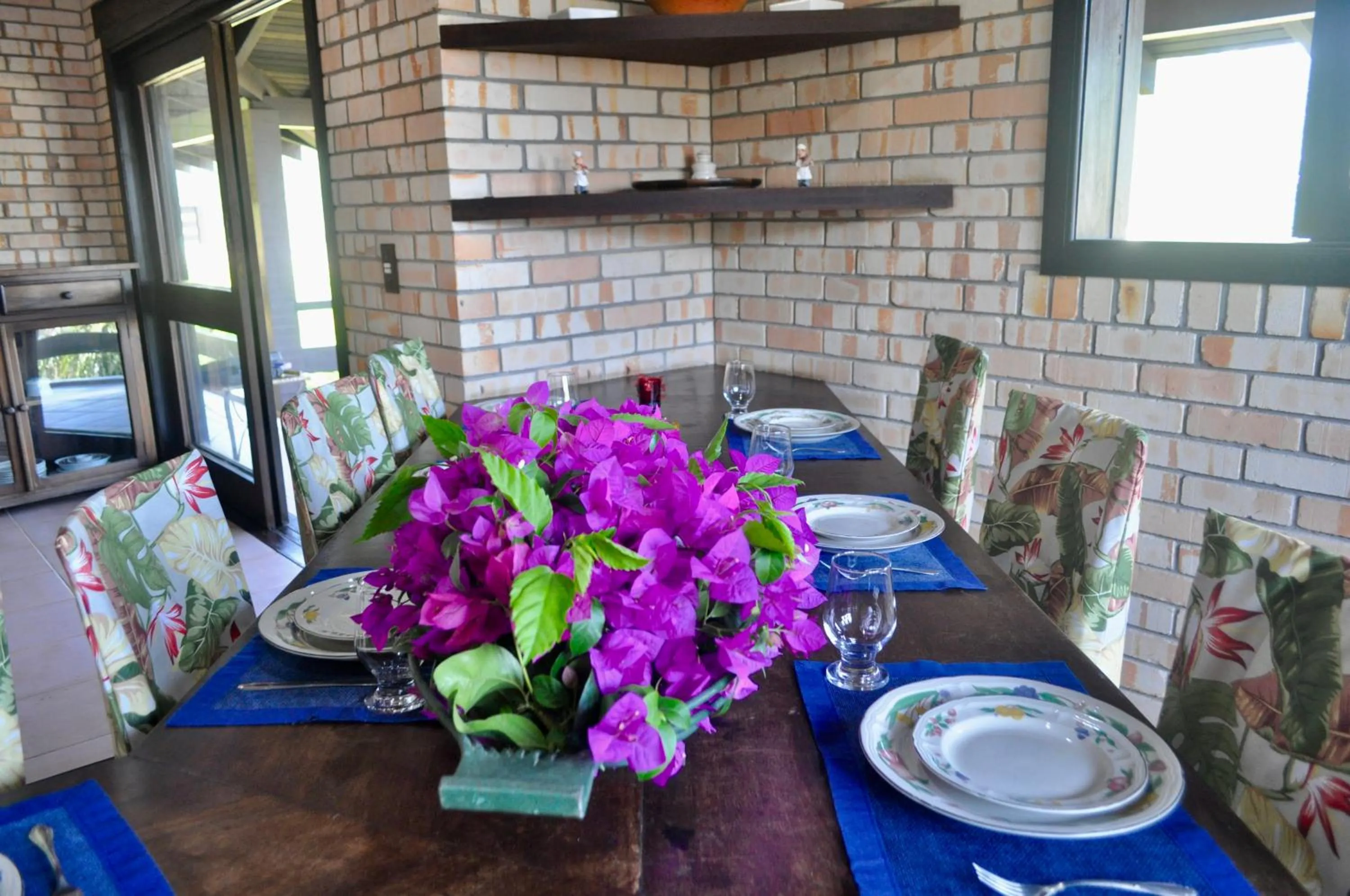 Kitchen or kitchenette in Pousada Albacora