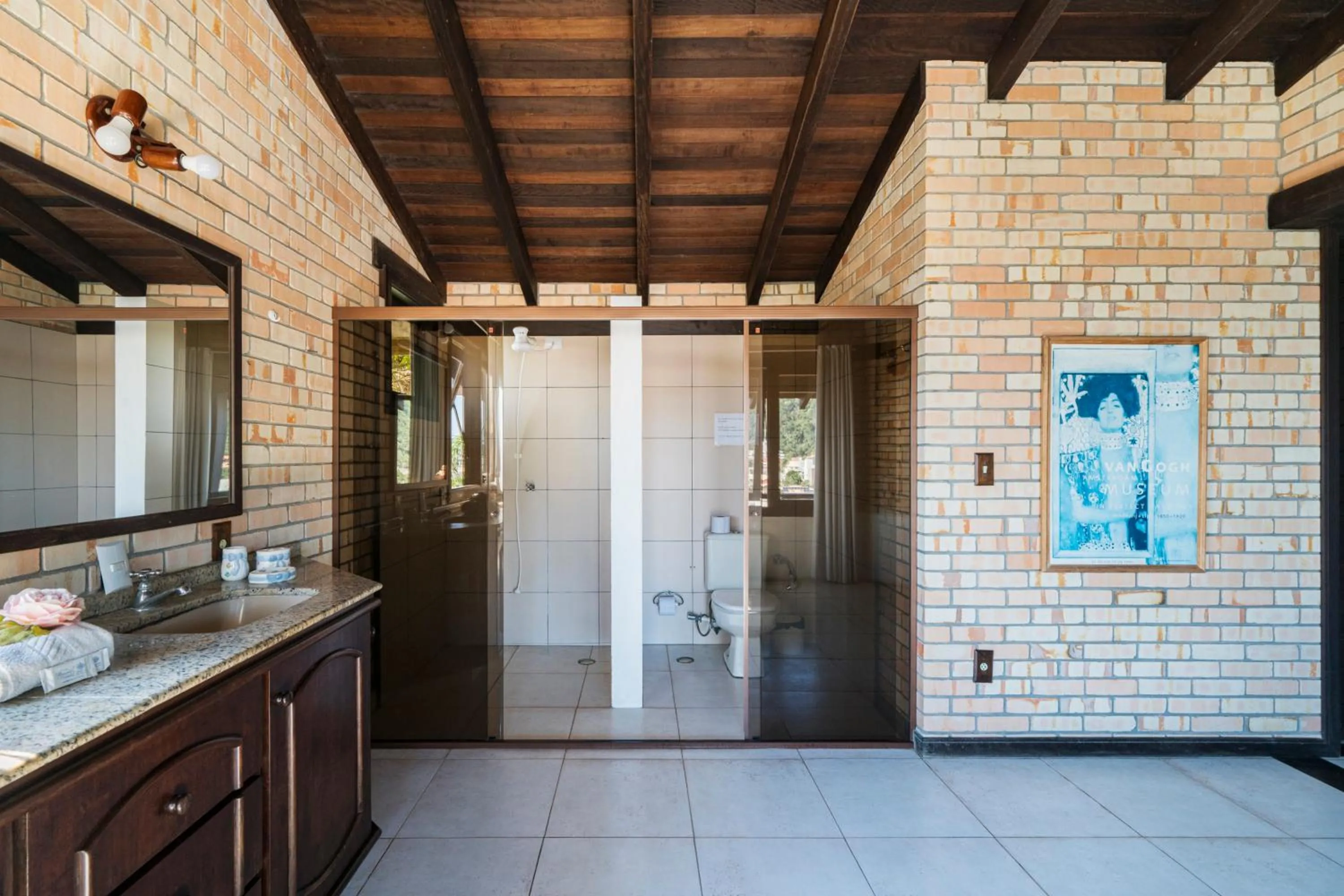 Shower in Pousada Albacora