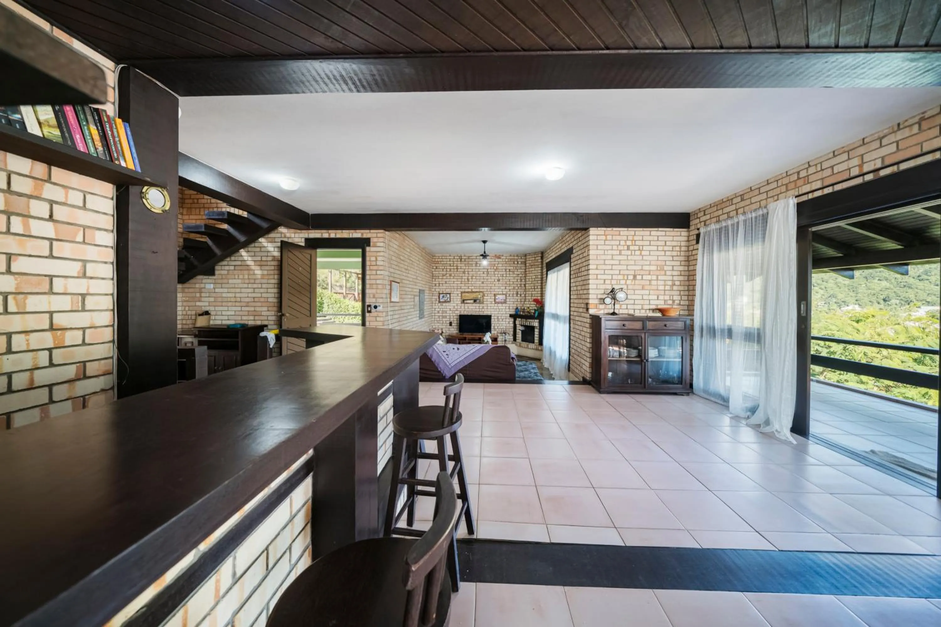 Seating area in Pousada Albacora