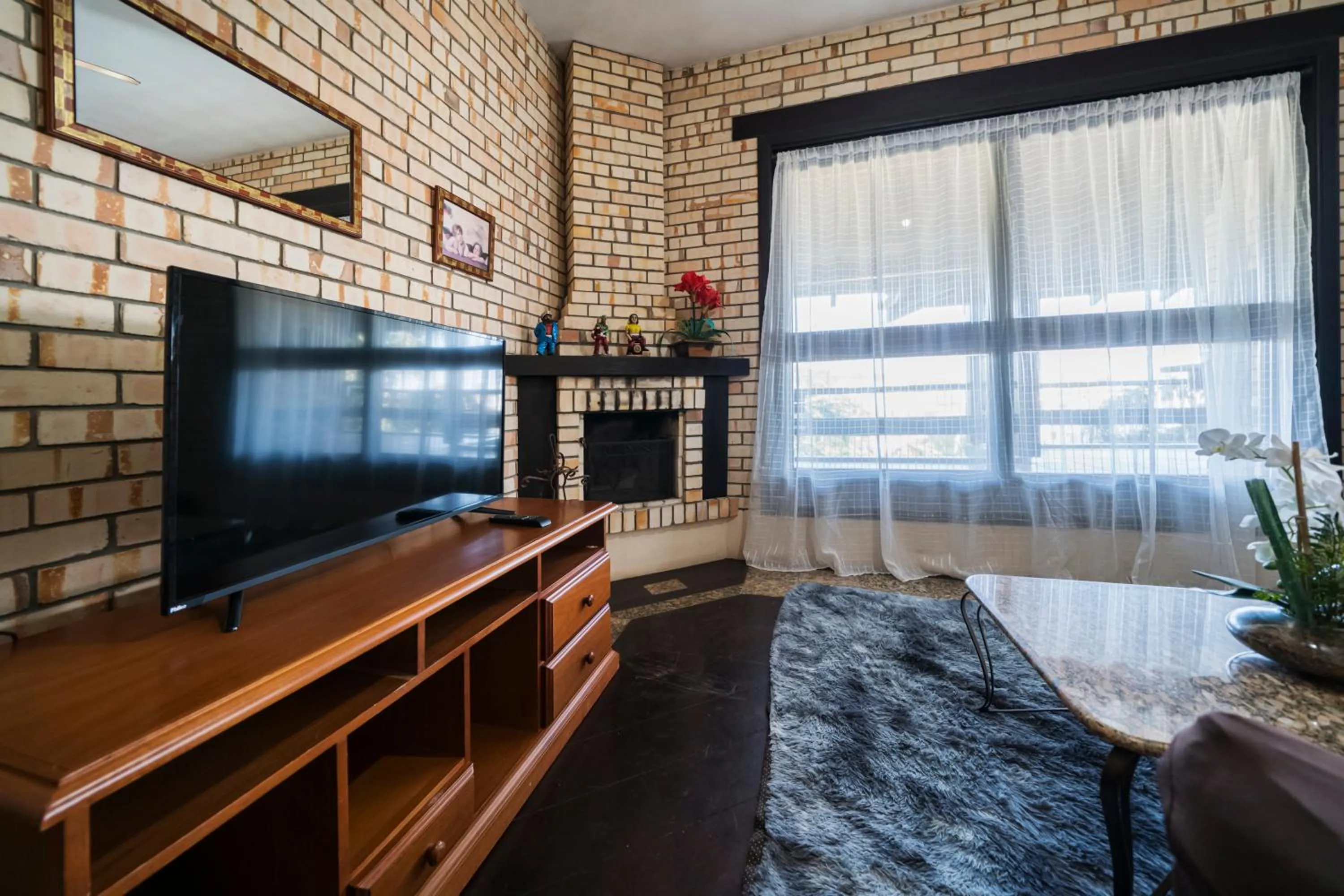 Living room in Pousada Albacora
