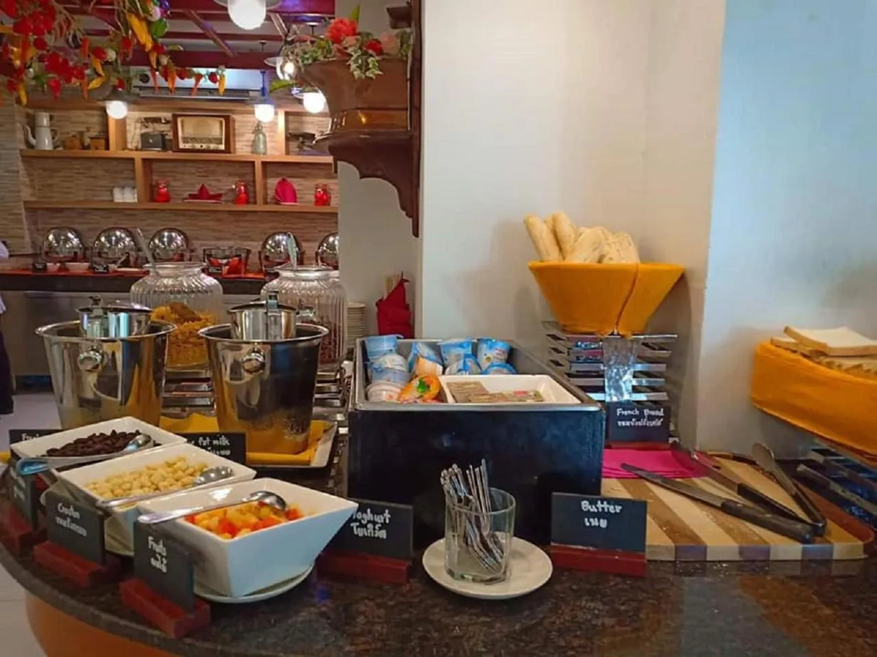 American breakfast in Best Western Royal Buriram