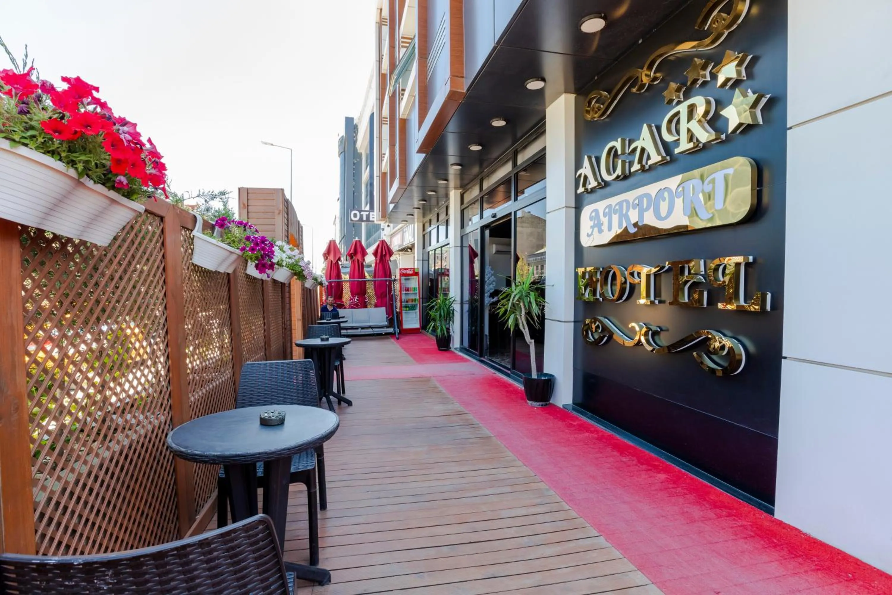 Patio in Acar Airport Hotel