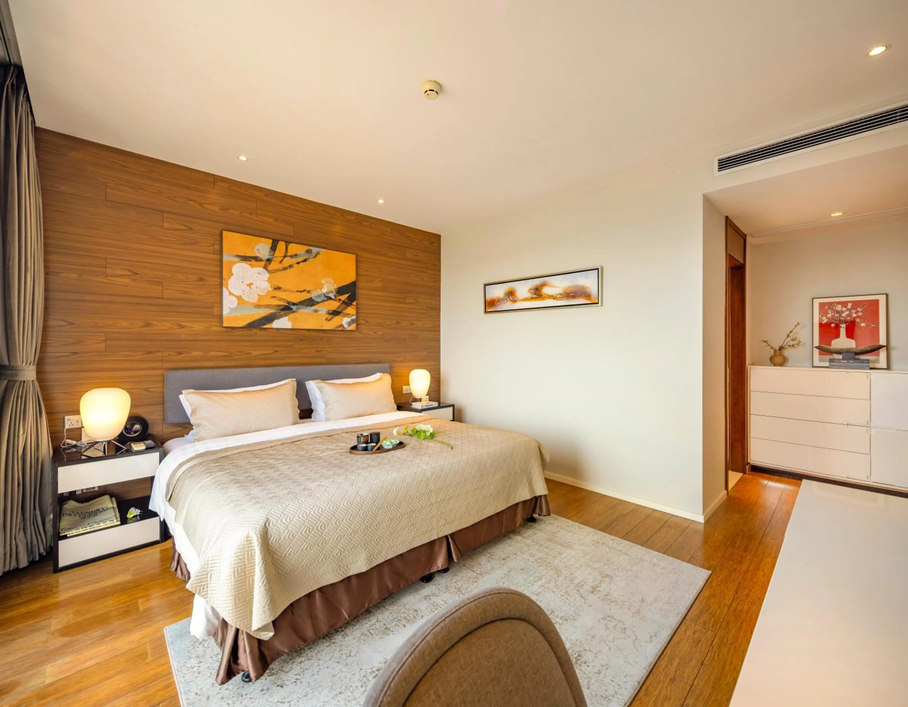 Bed in Green Court Premier Jinqiao Shanghai