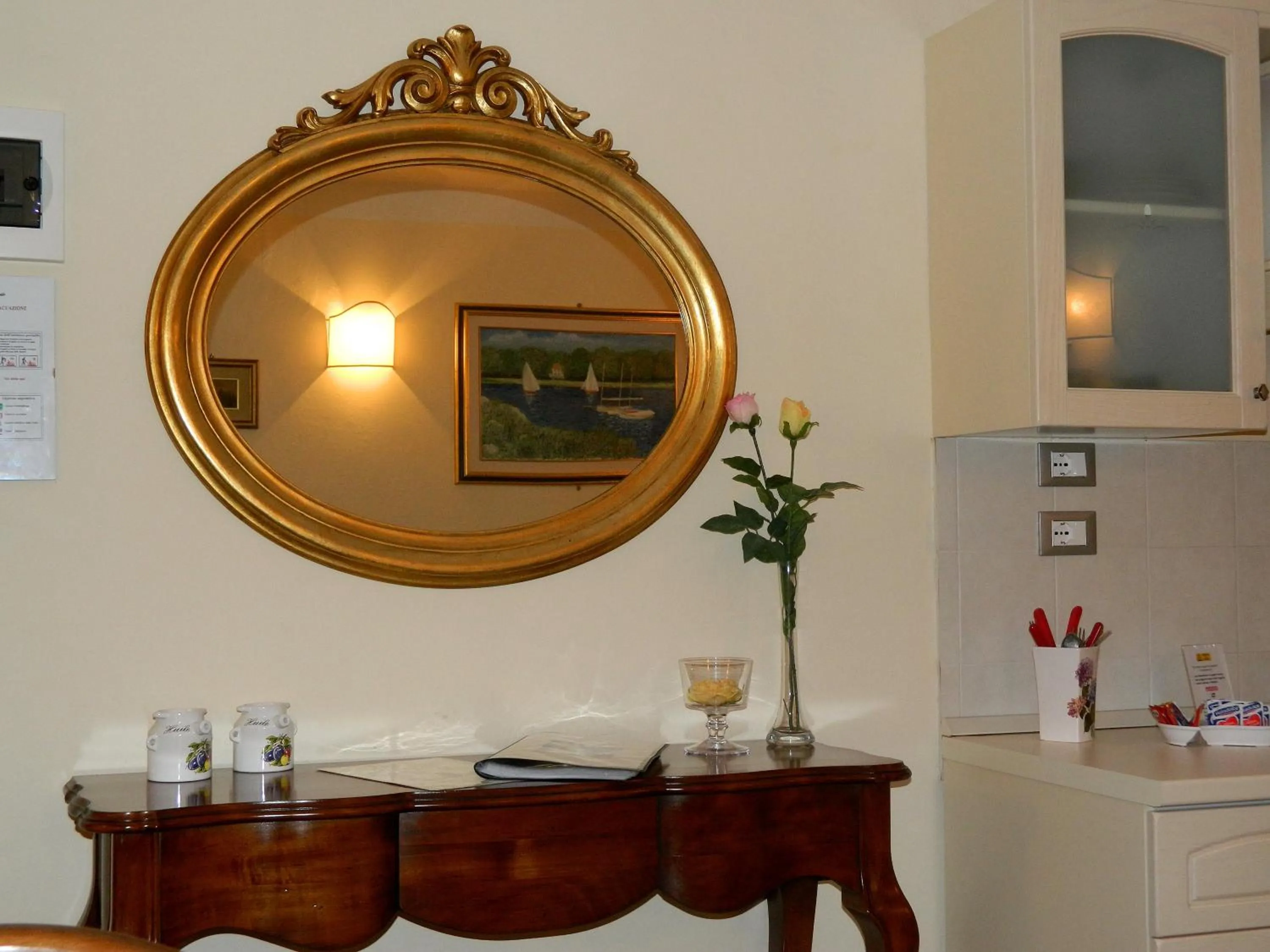 Decorative detail in Il Campanile B&B