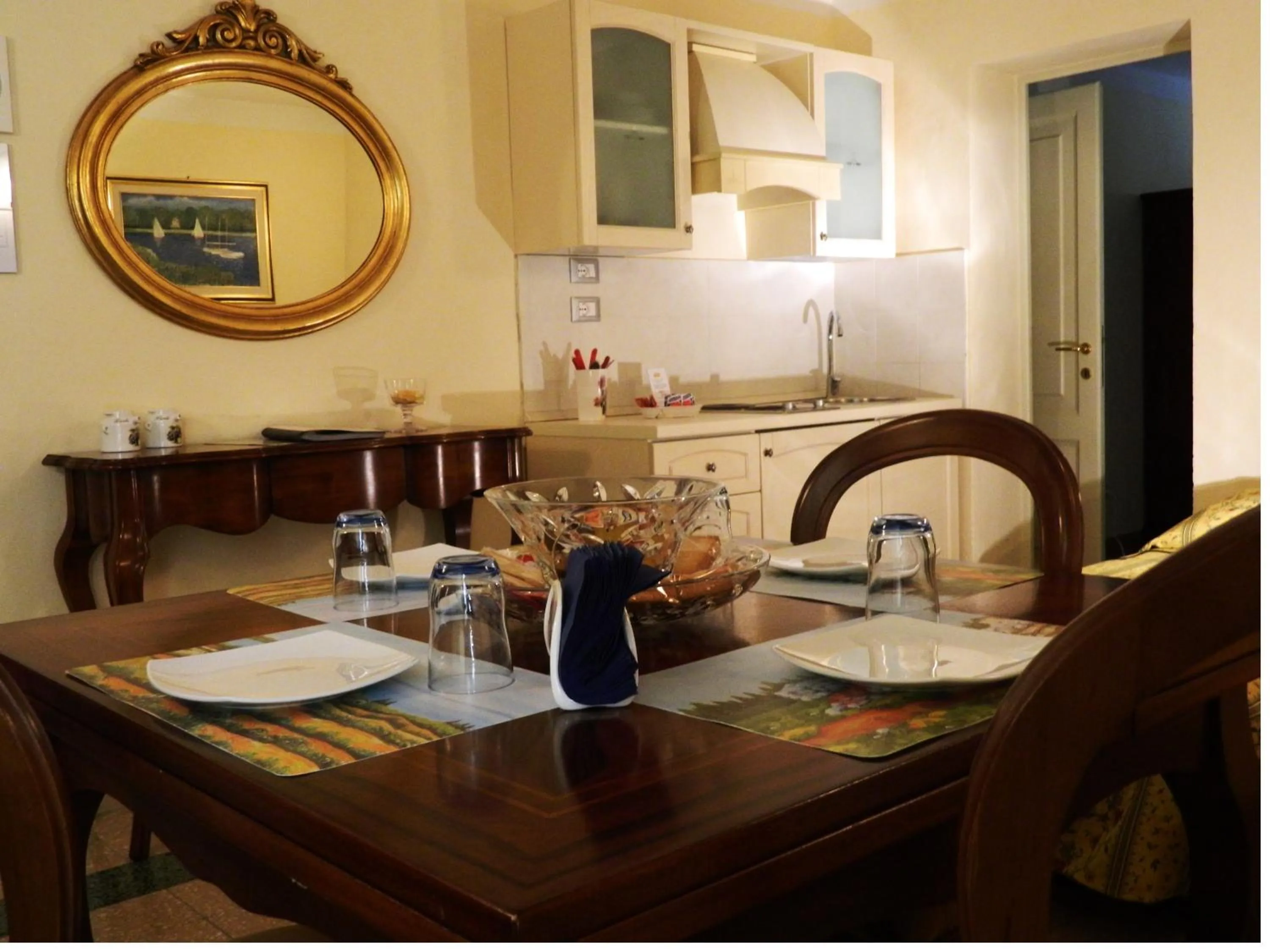 Kitchen or kitchenette in Il Campanile B&B