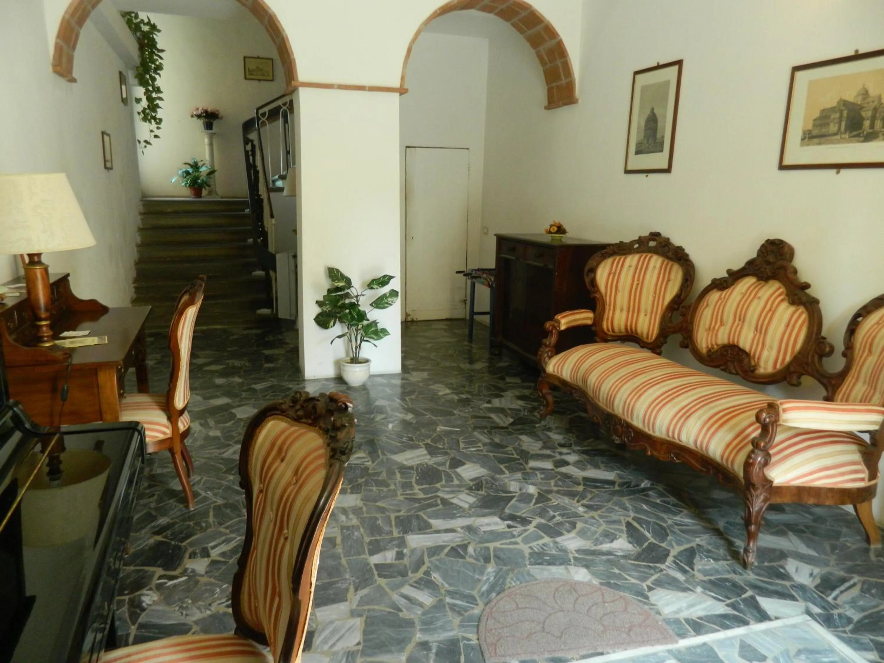 Lobby or reception in Il Campanile B&B