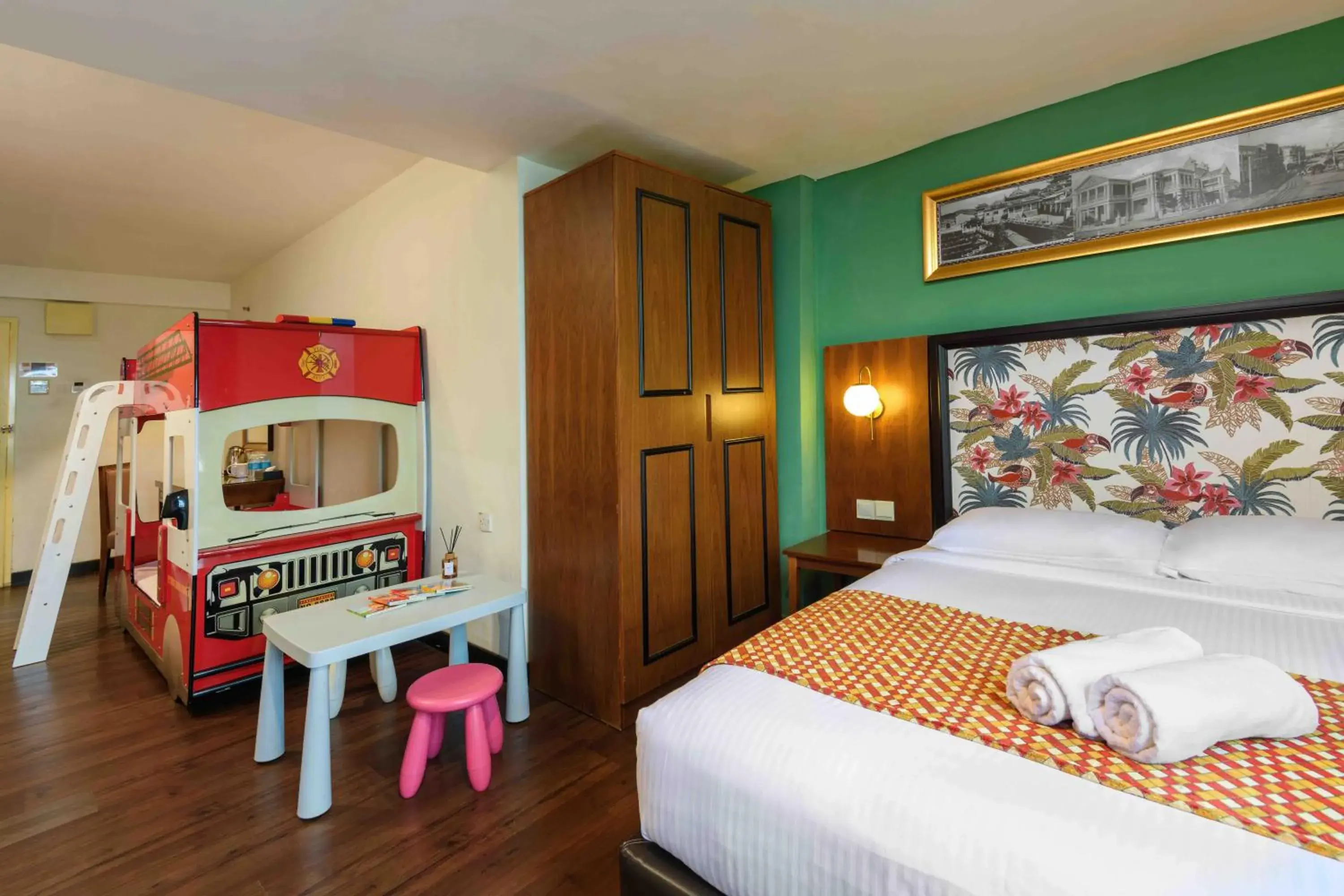 View (from property/room), Bed in Armenian Street Heritage Hotel View (from property/room), Bed in Armenian Street Heritage Hotel