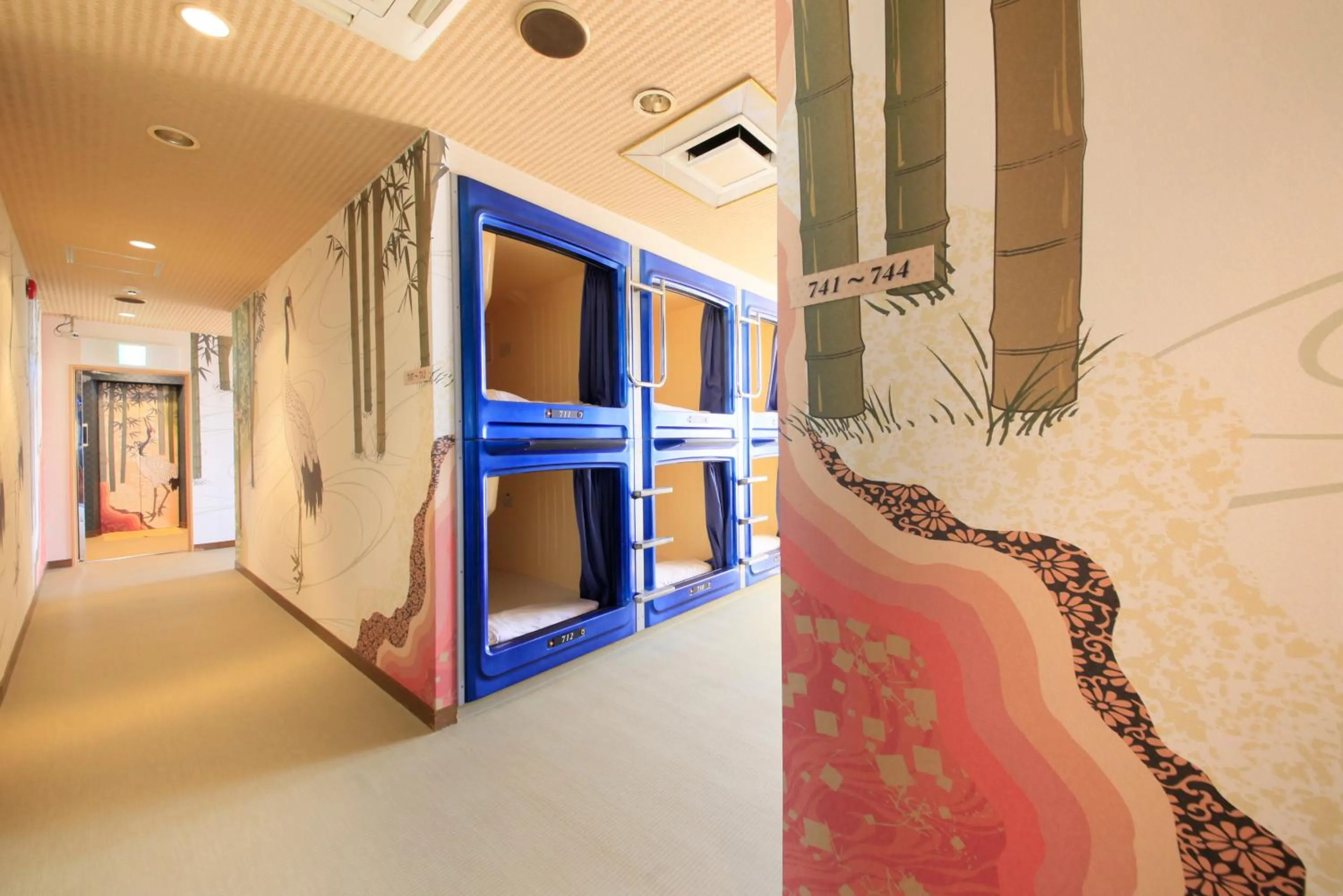 bunk bed in Ueno Station Hostel Oriental 1 Male Only