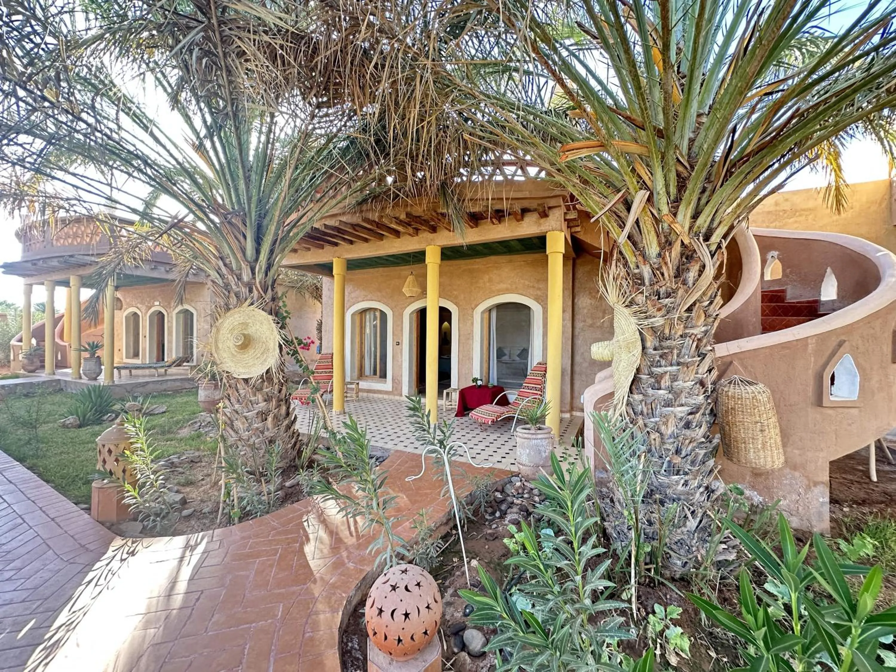 Property building in Oasis Tilogui-Luxury Hotel Restaurant and Desert Excursions In Zagora