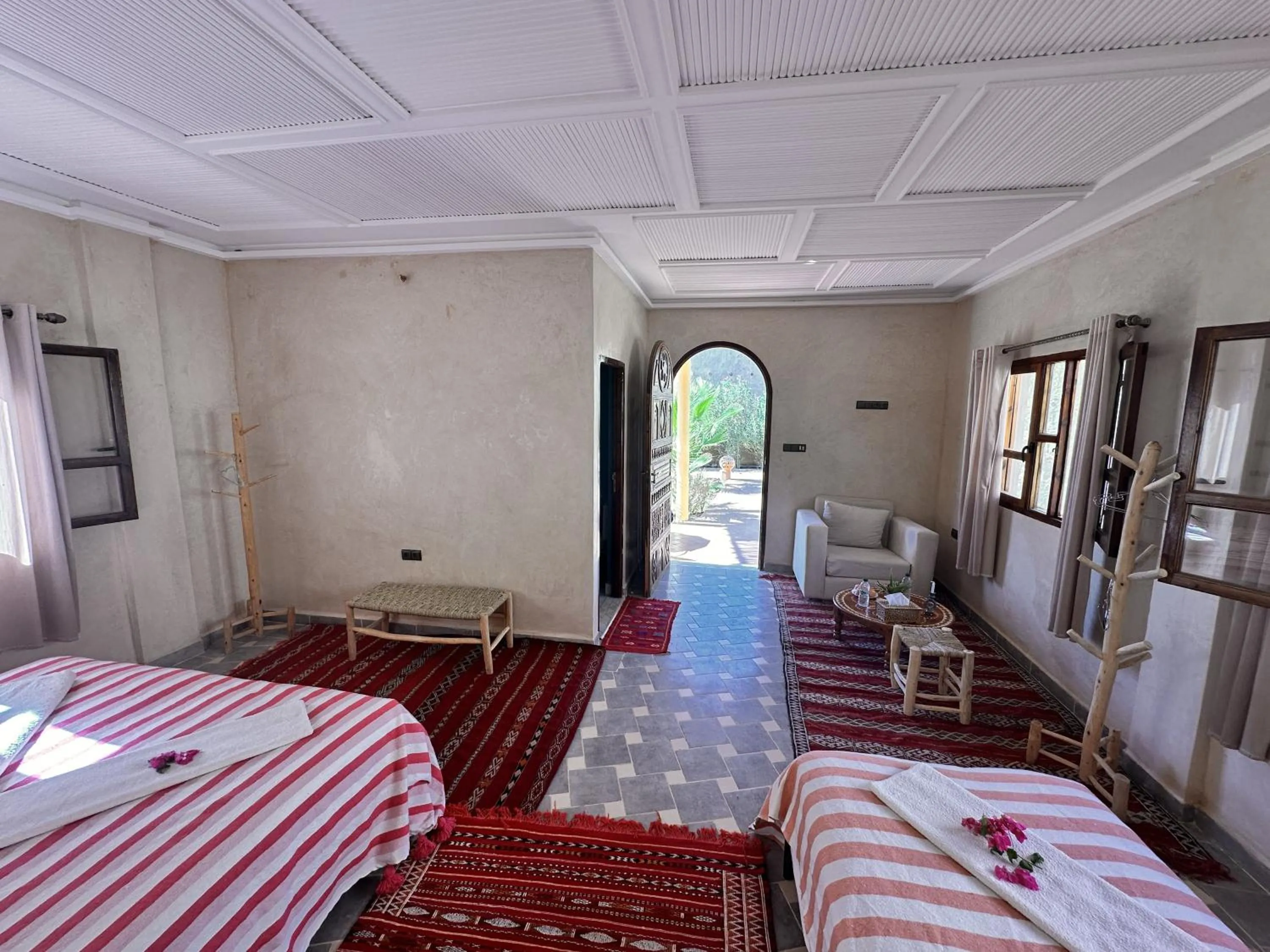 Bed in Oasis Tilogui-Luxury Hotel Restaurant and Desert Excursions In Zagora