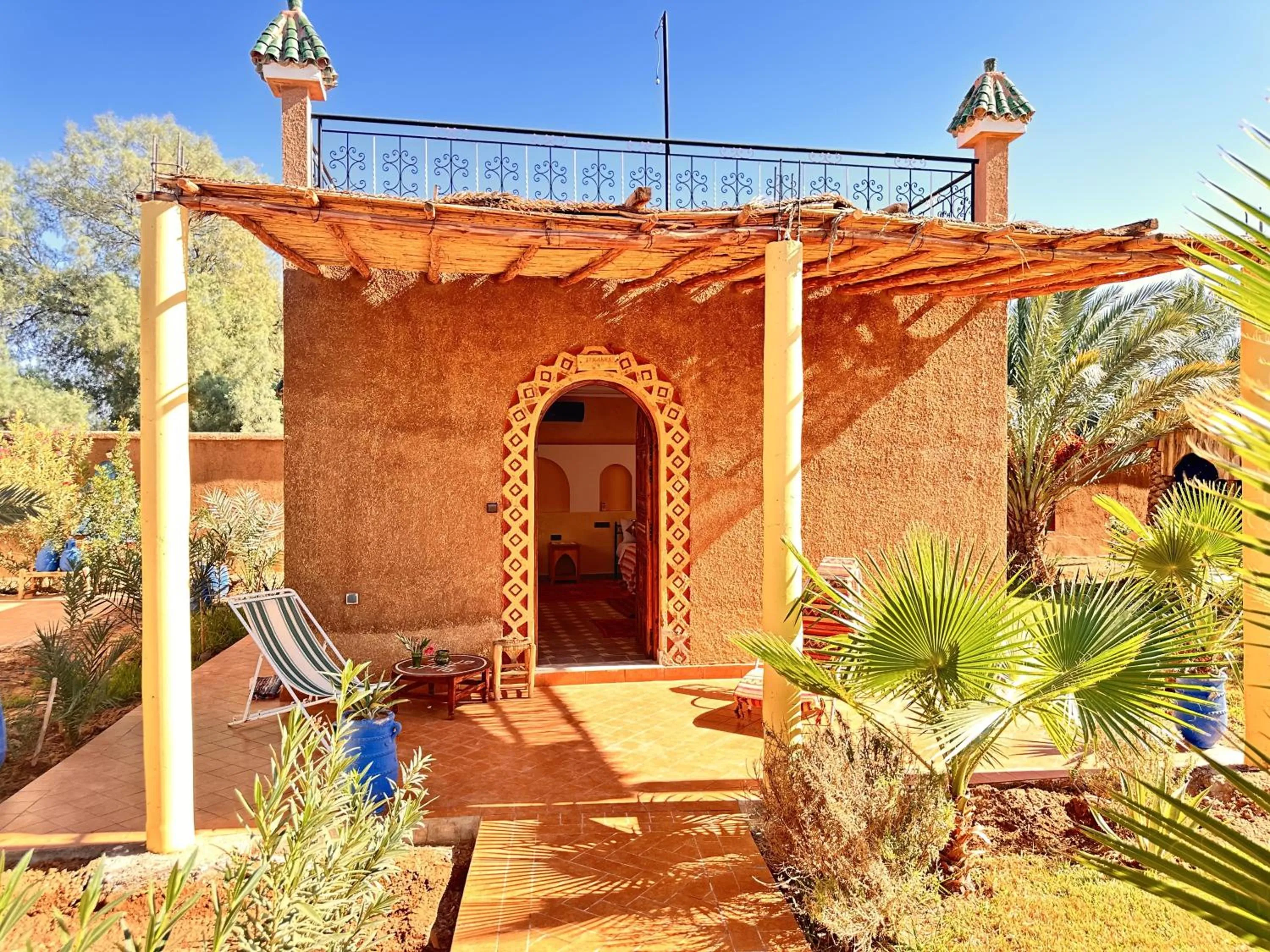 Property building in Oasis Tilogui-Luxury Hotel Restaurant and Desert Excursions In Zagora