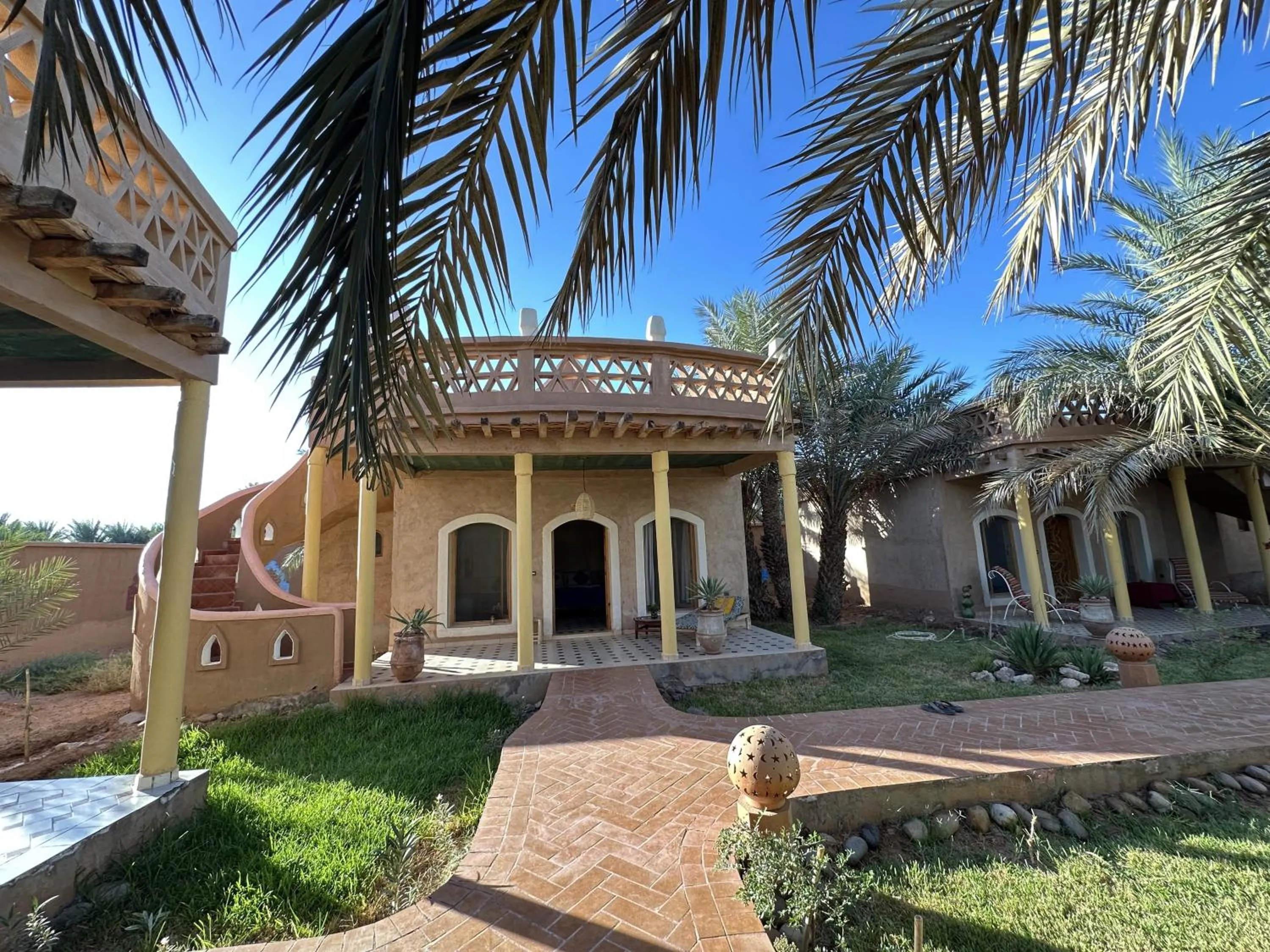 Property building in Oasis Tilogui-Luxury Hotel Restaurant and Desert Excursions In Zagora