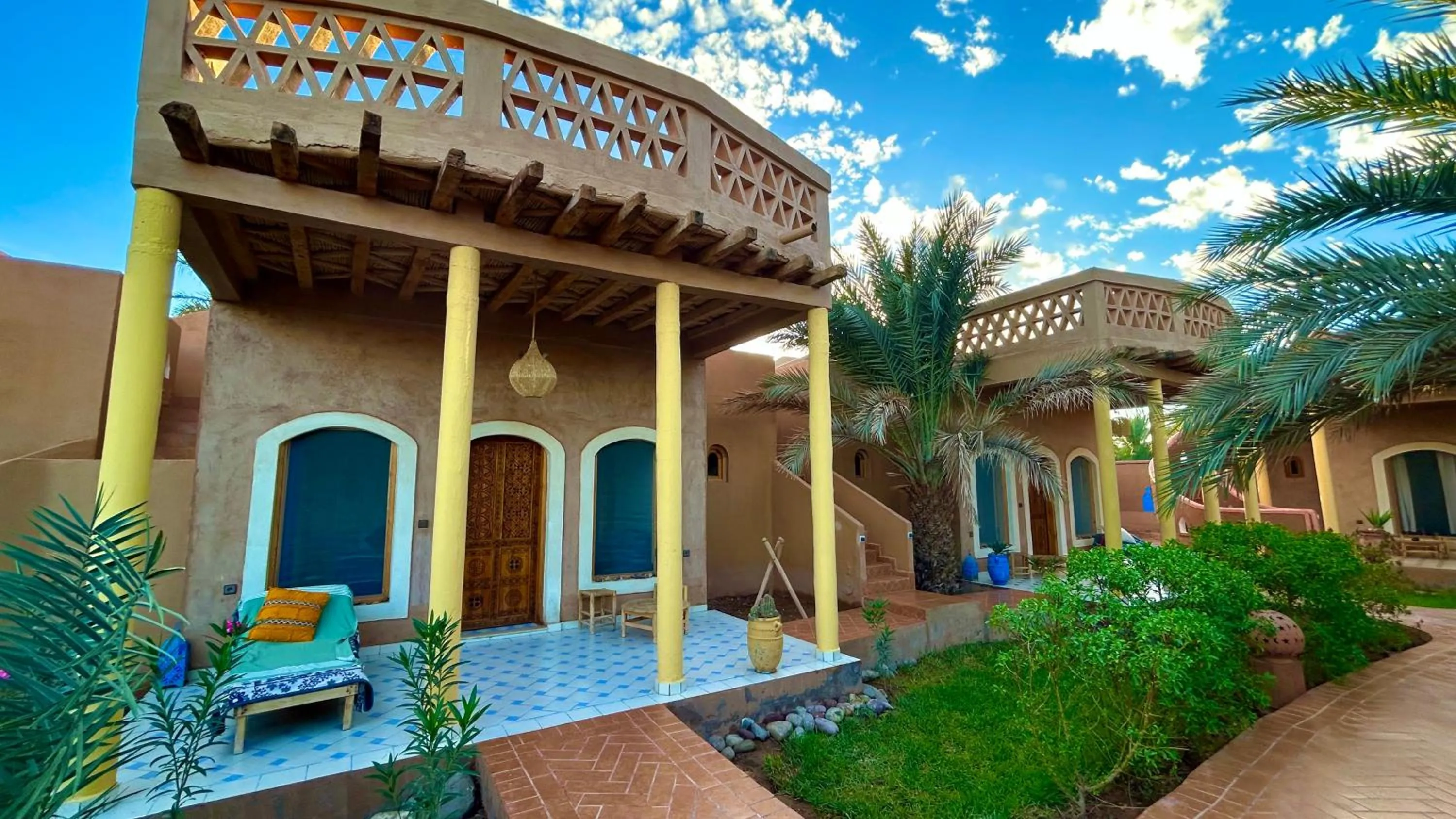 Property building in Oasis Tilogui-Luxury Hotel Restaurant and Desert Excursions In Zagora