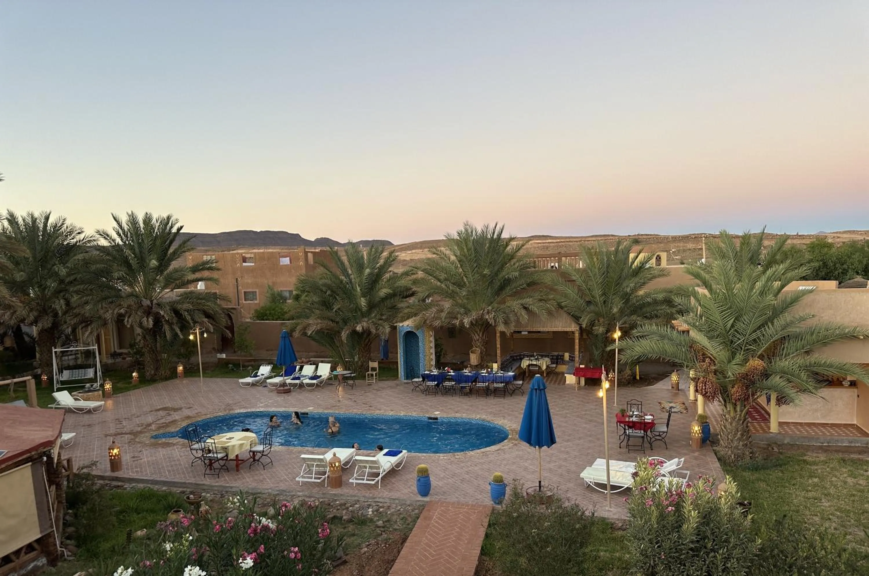 Day in Oasis Tilogui-Luxury Hotel Restaurant and Desert Excursions In Zagora