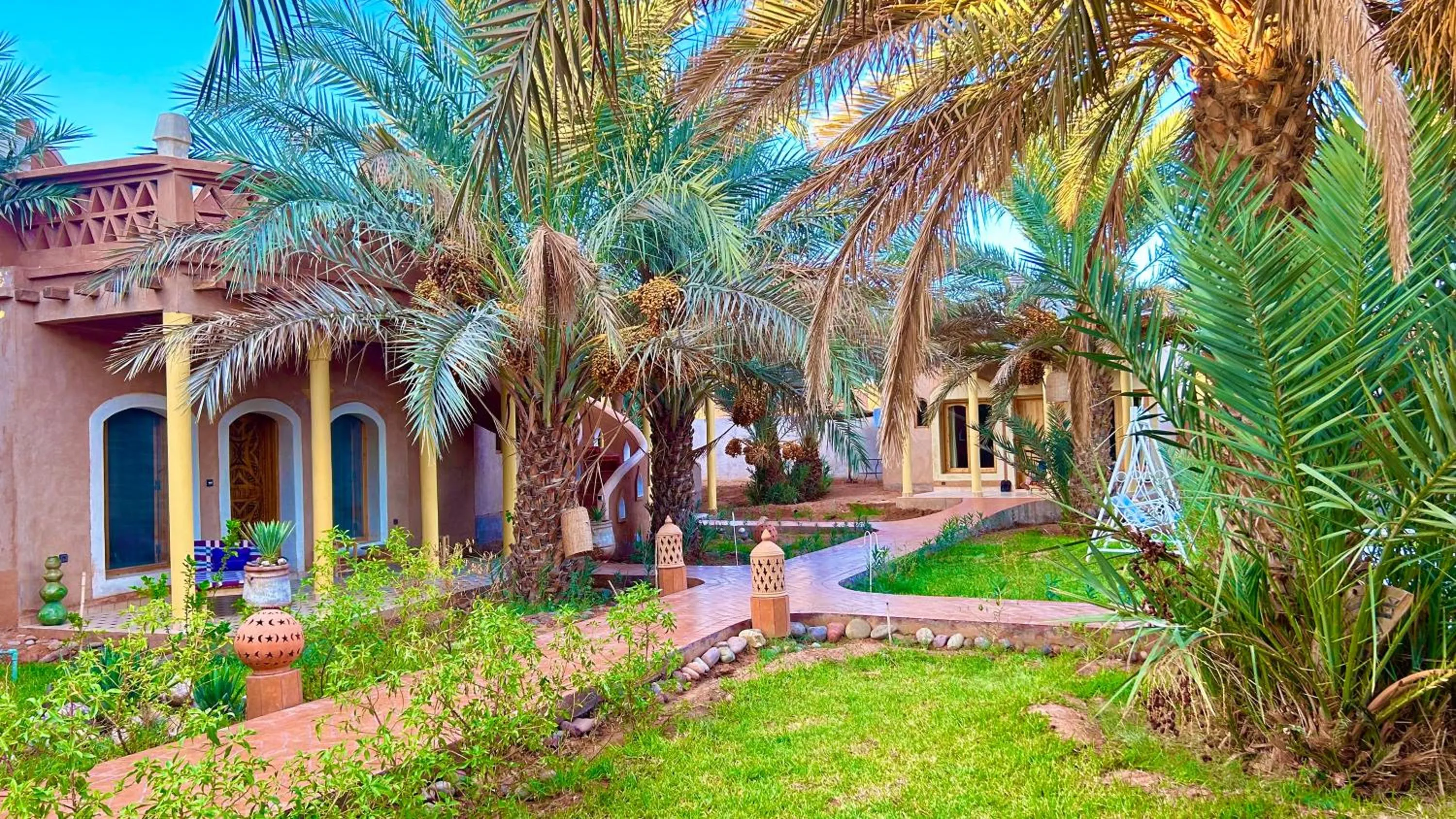 Property building in Oasis Tilogui-Luxury Hotel Restaurant and Desert Excursions In Zagora