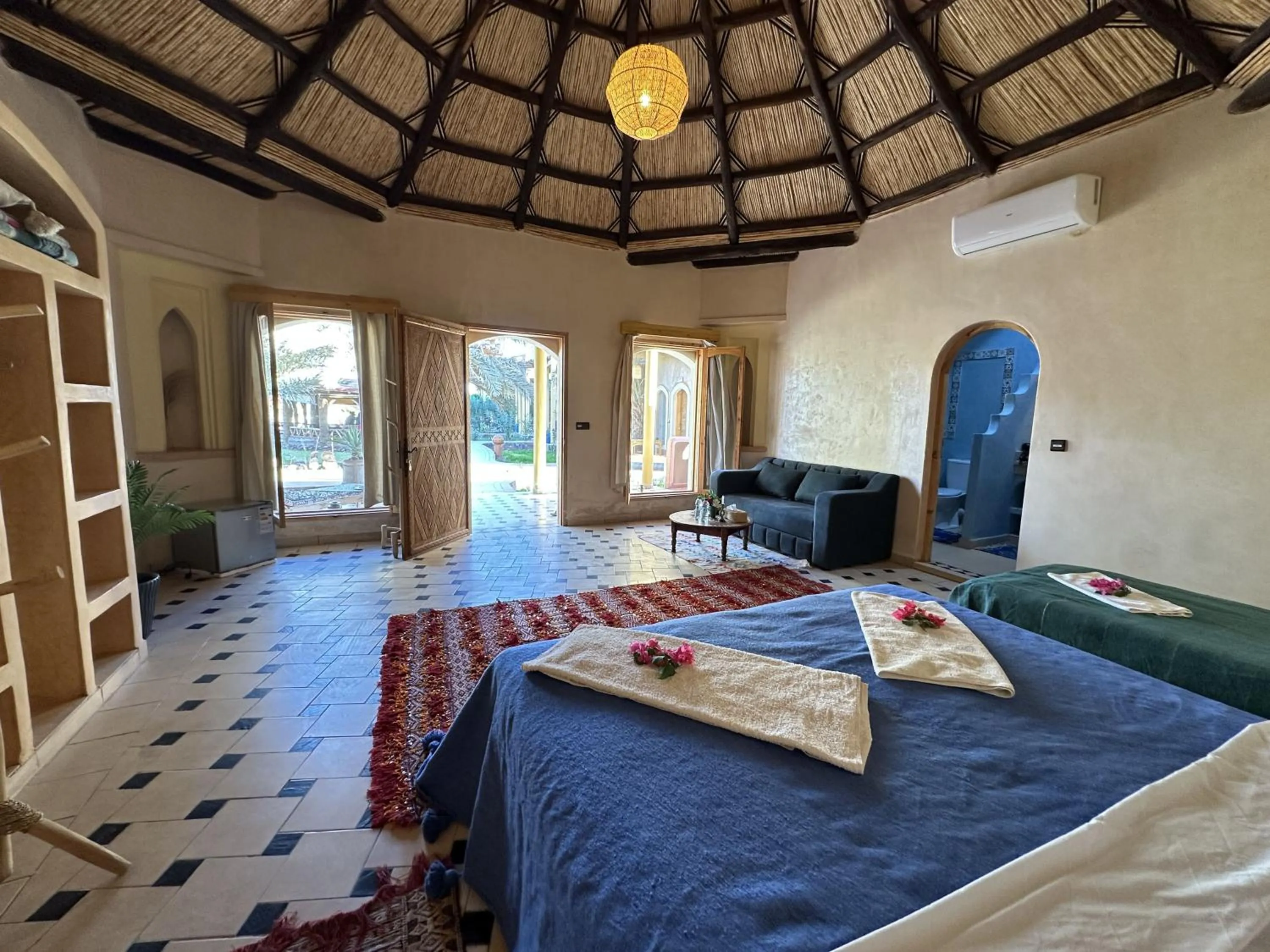 Bed in Oasis Tilogui-Luxury Hotel Restaurant and Desert Excursions In Zagora