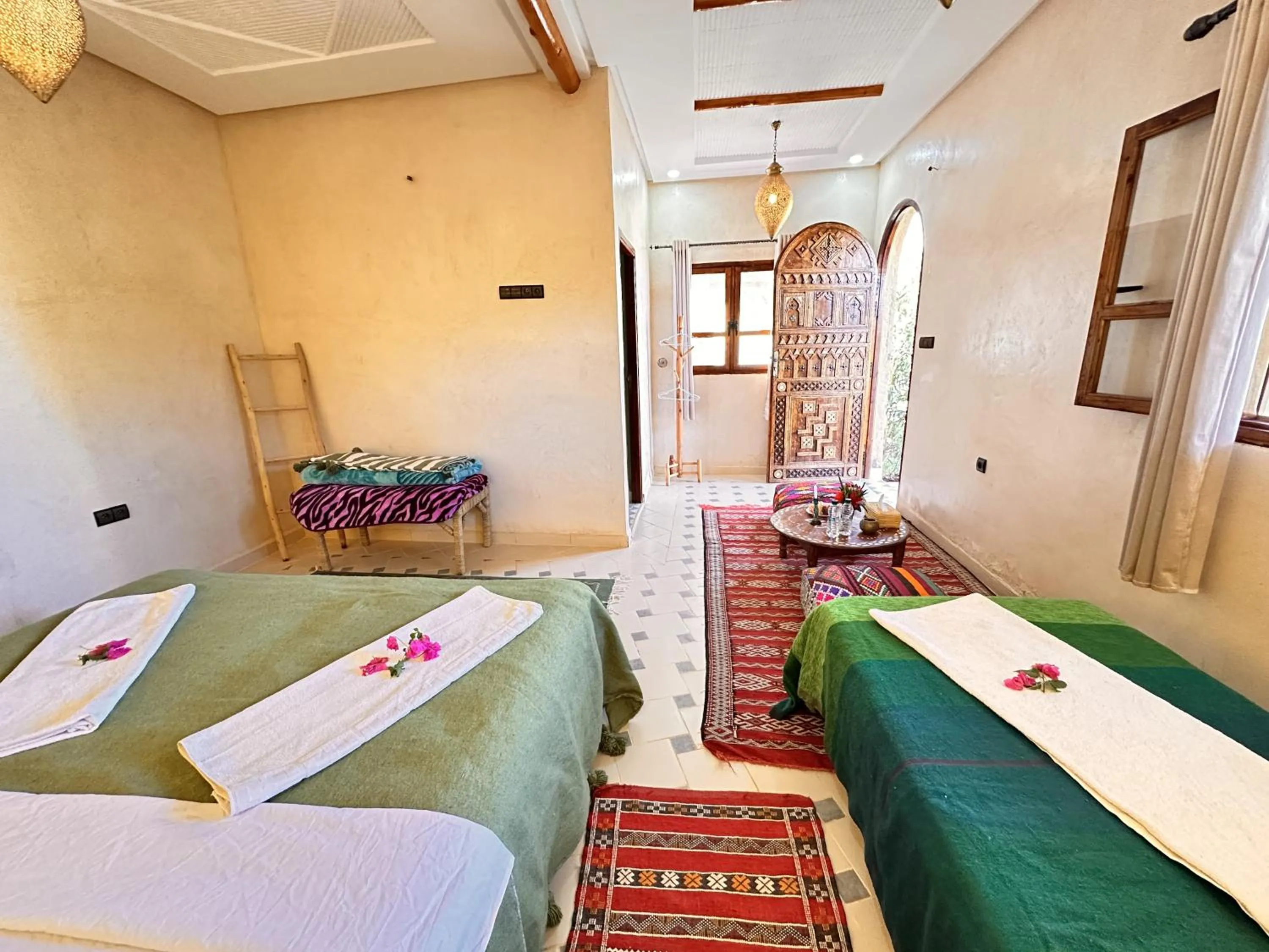 Bed in Oasis Tilogui-Luxury Hotel Restaurant and Desert Excursions In Zagora